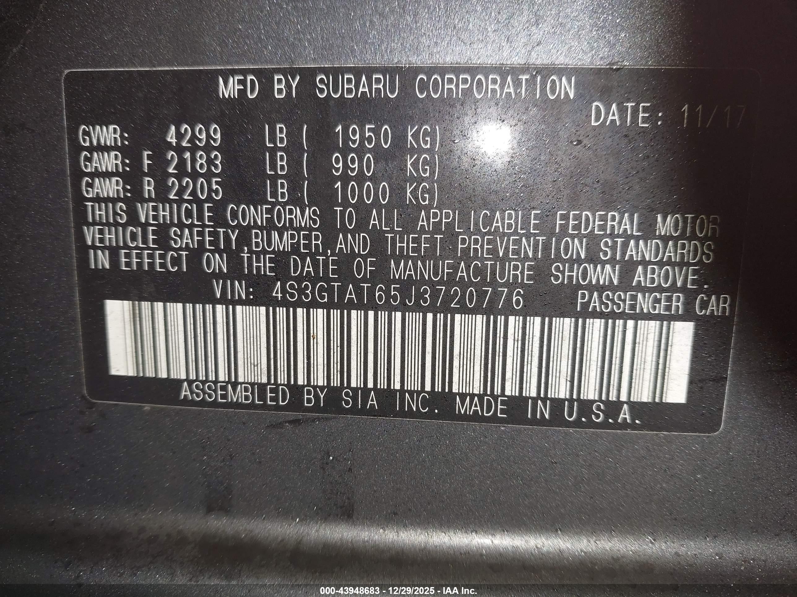 SUBARU IMPREZA image 9