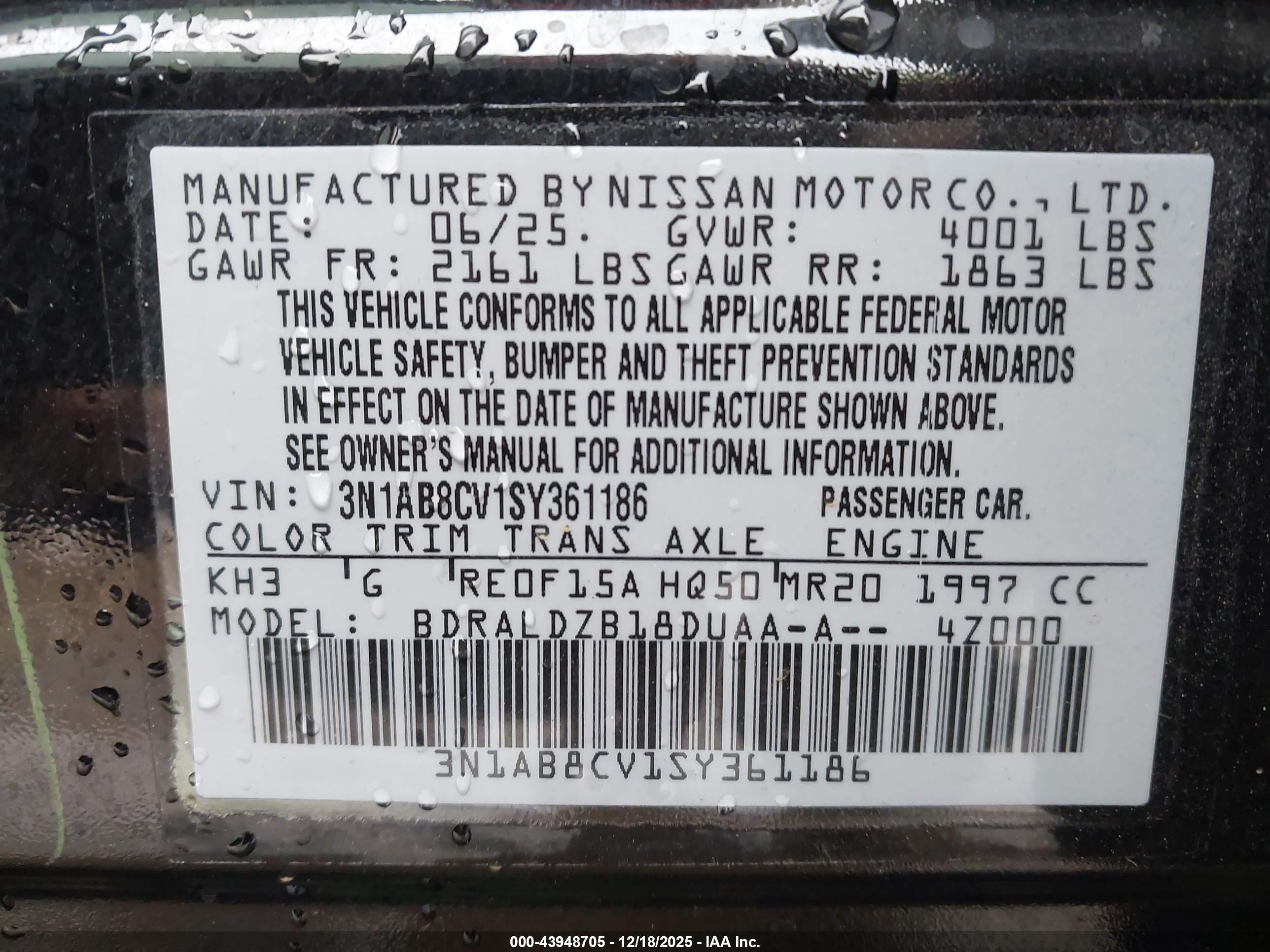 NISSAN SENTRA image 9