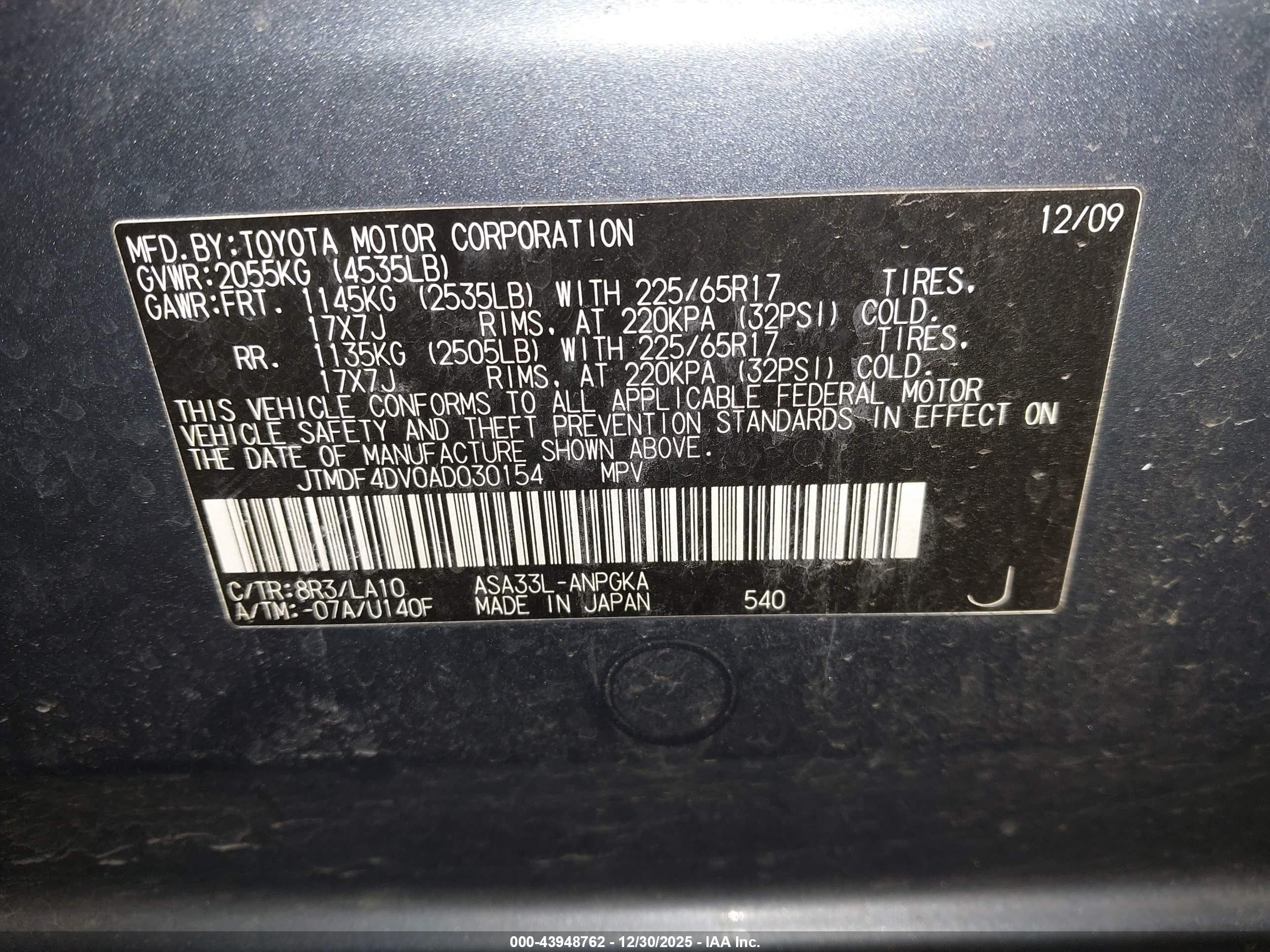 TOYOTA RAV4 image 9