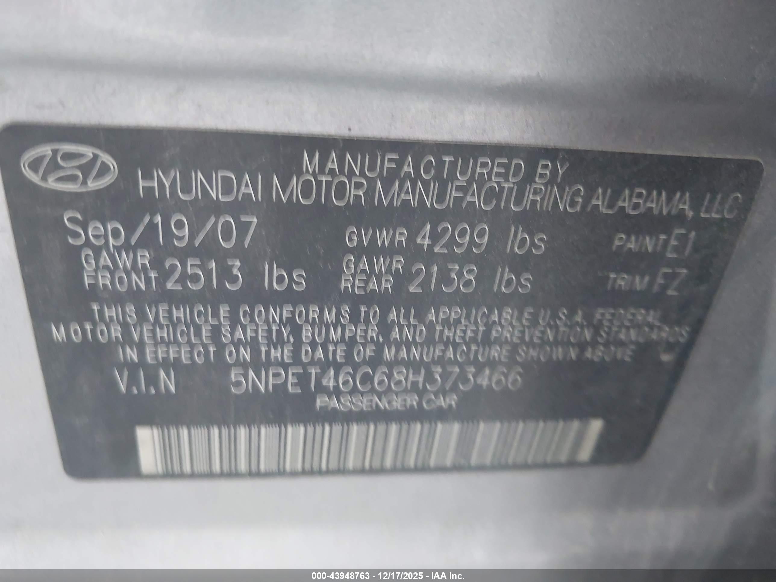 HYUNDAI SONATA image 9