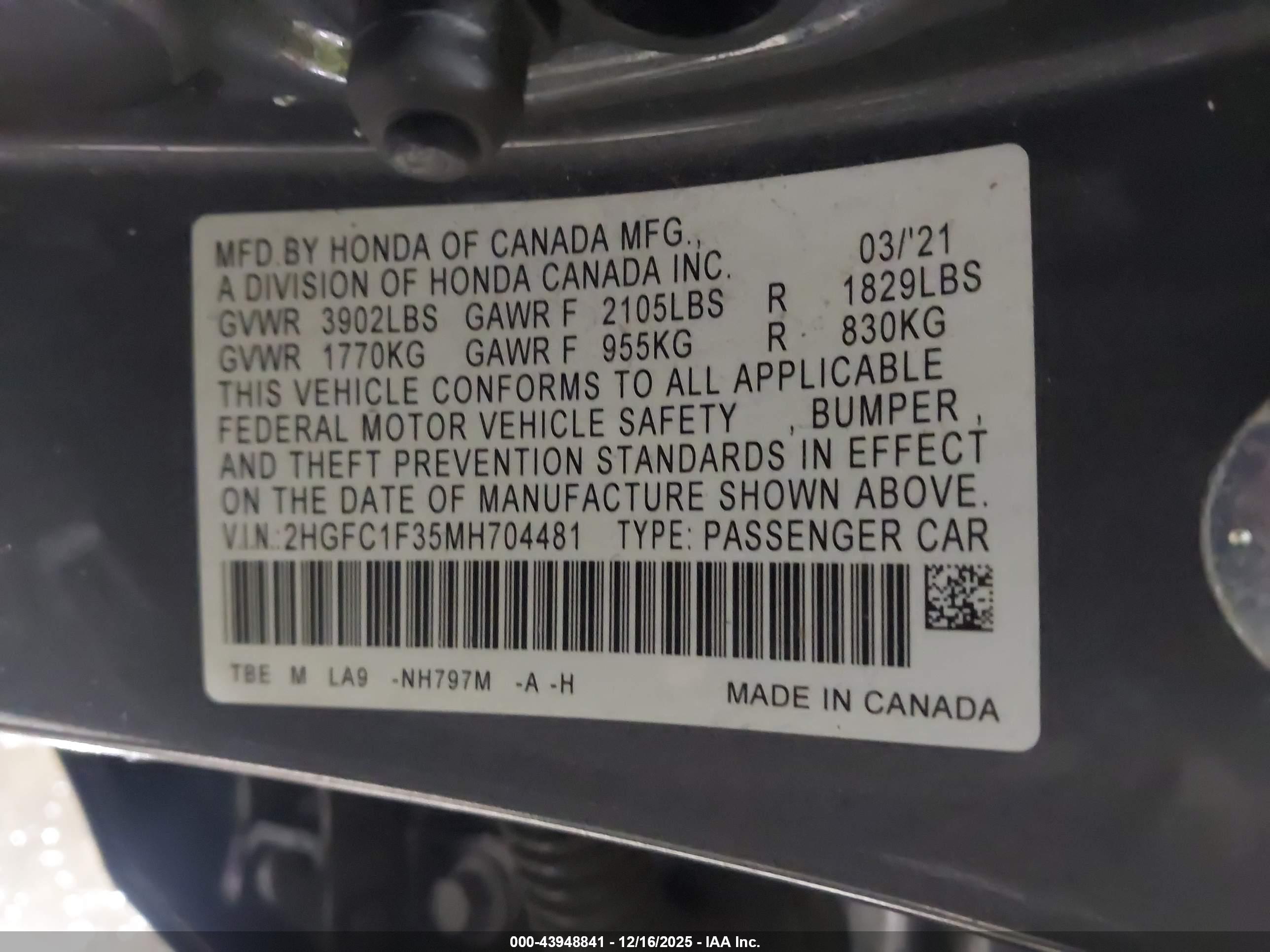 HONDA CIVIC image 9