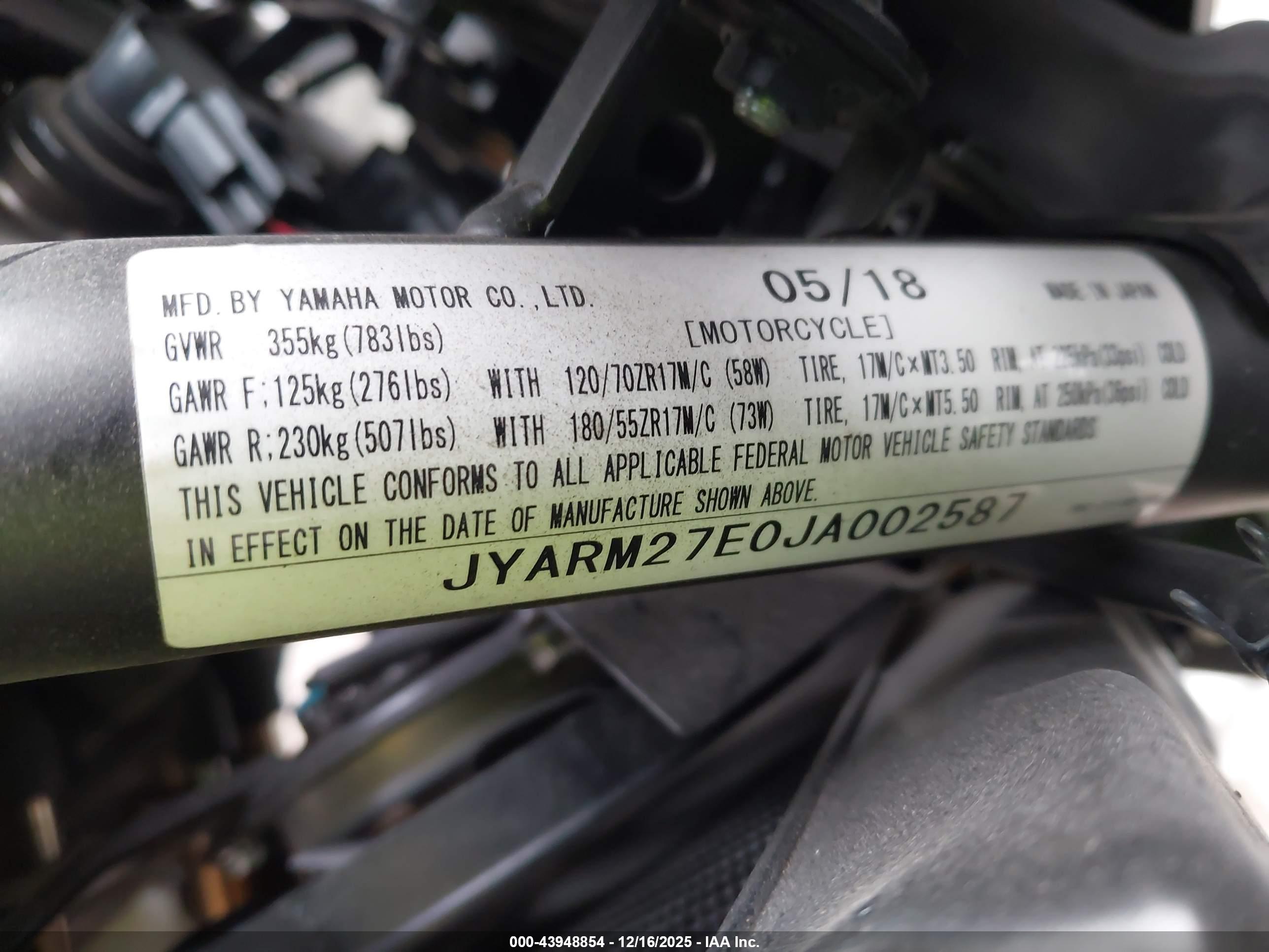 YAMAHA MT07 image 10