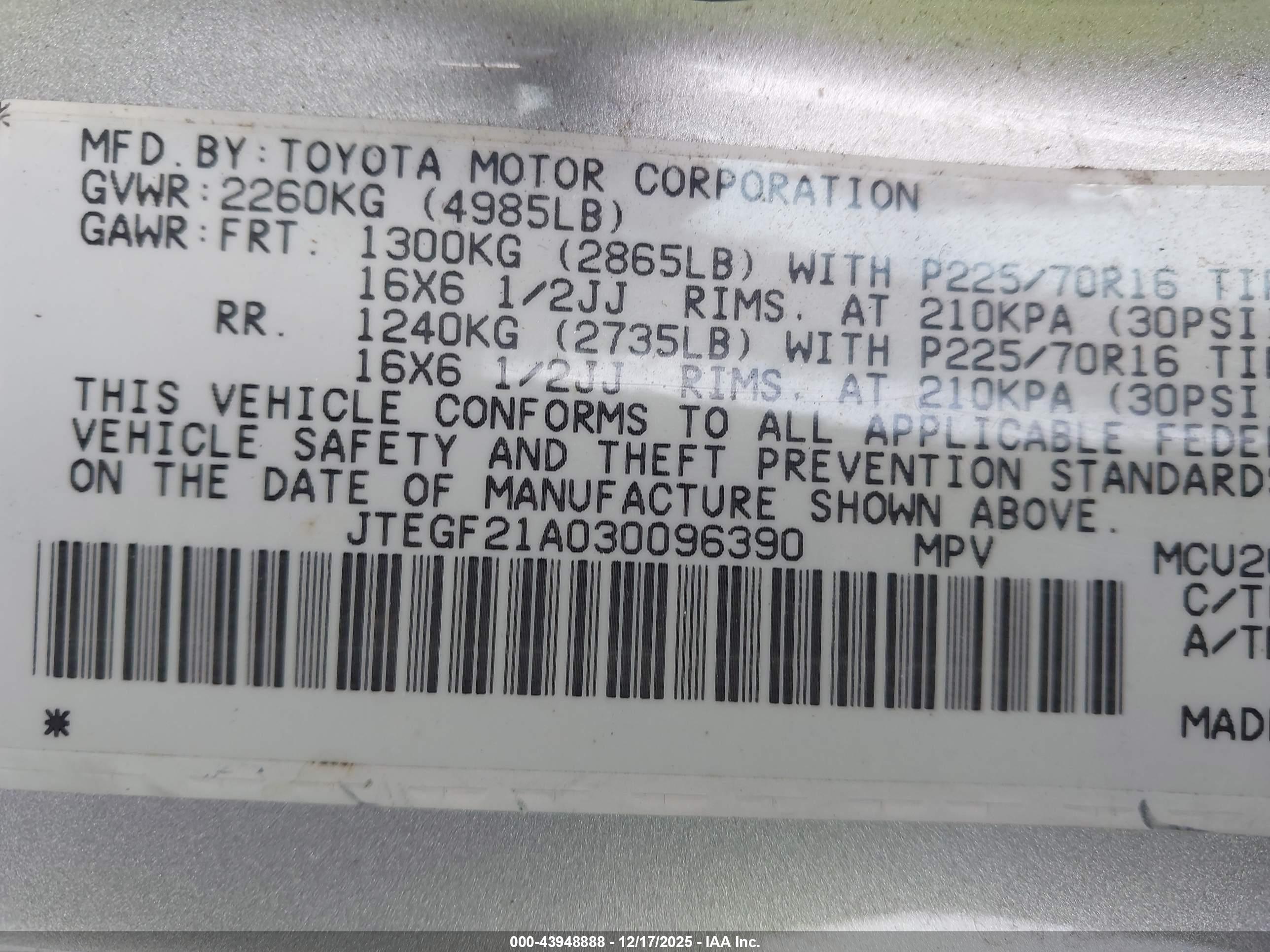 TOYOTA HIGHLANDER image 9