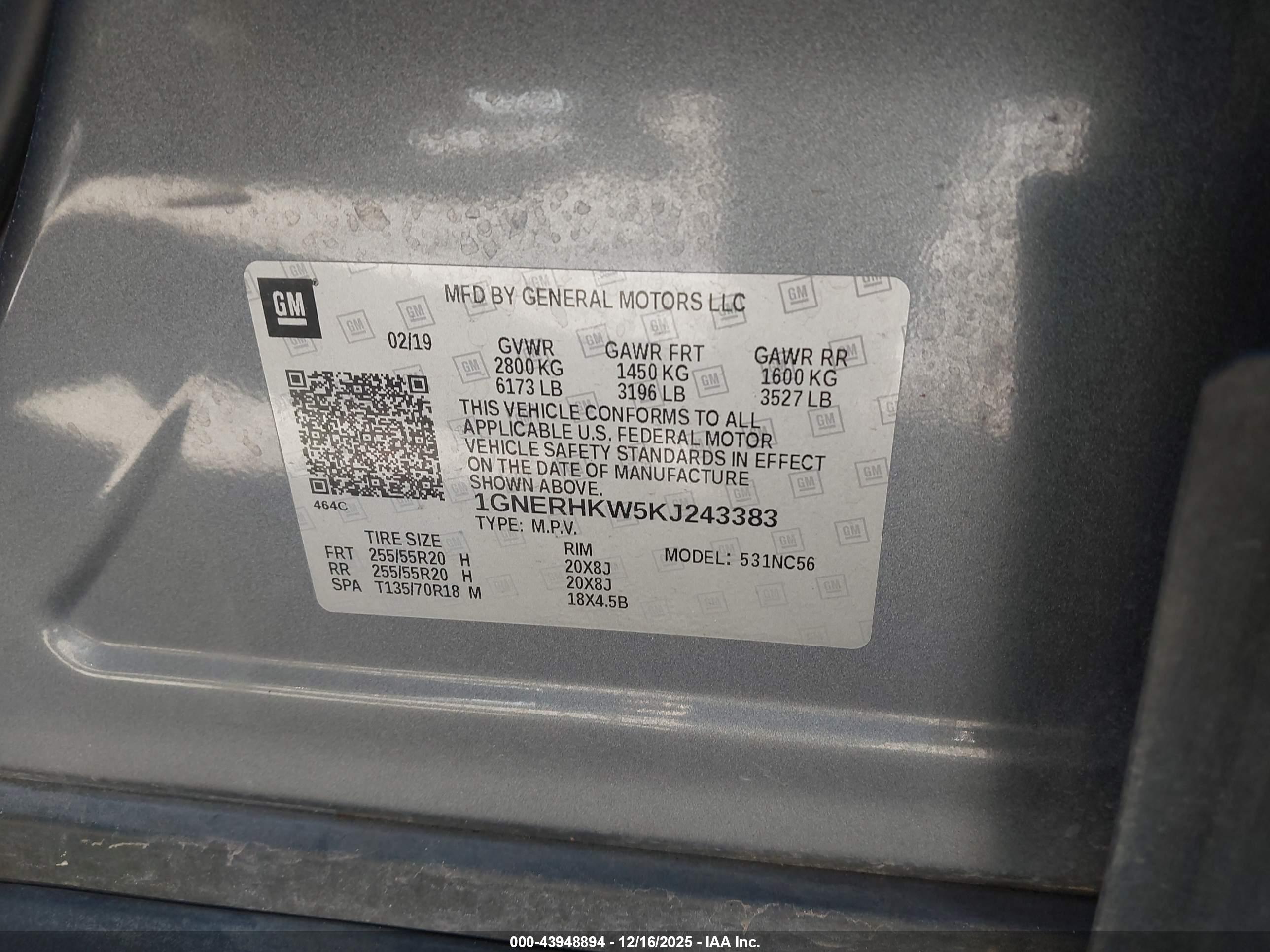 CHEVROLET TRAVERSE image 9