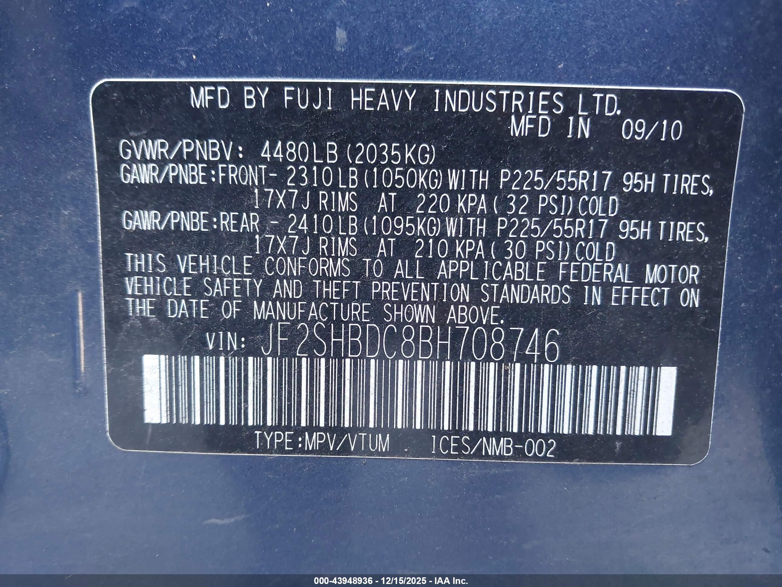 SUBARU FORESTER image 9