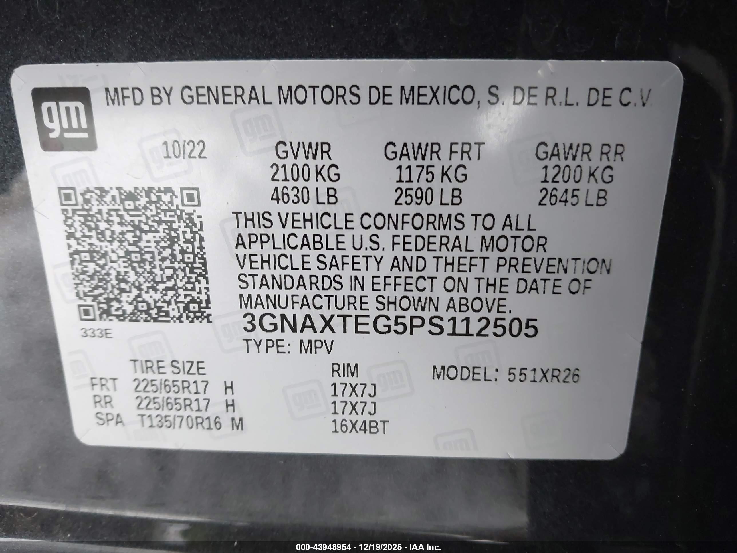 CHEVROLET EQUINOX image 9