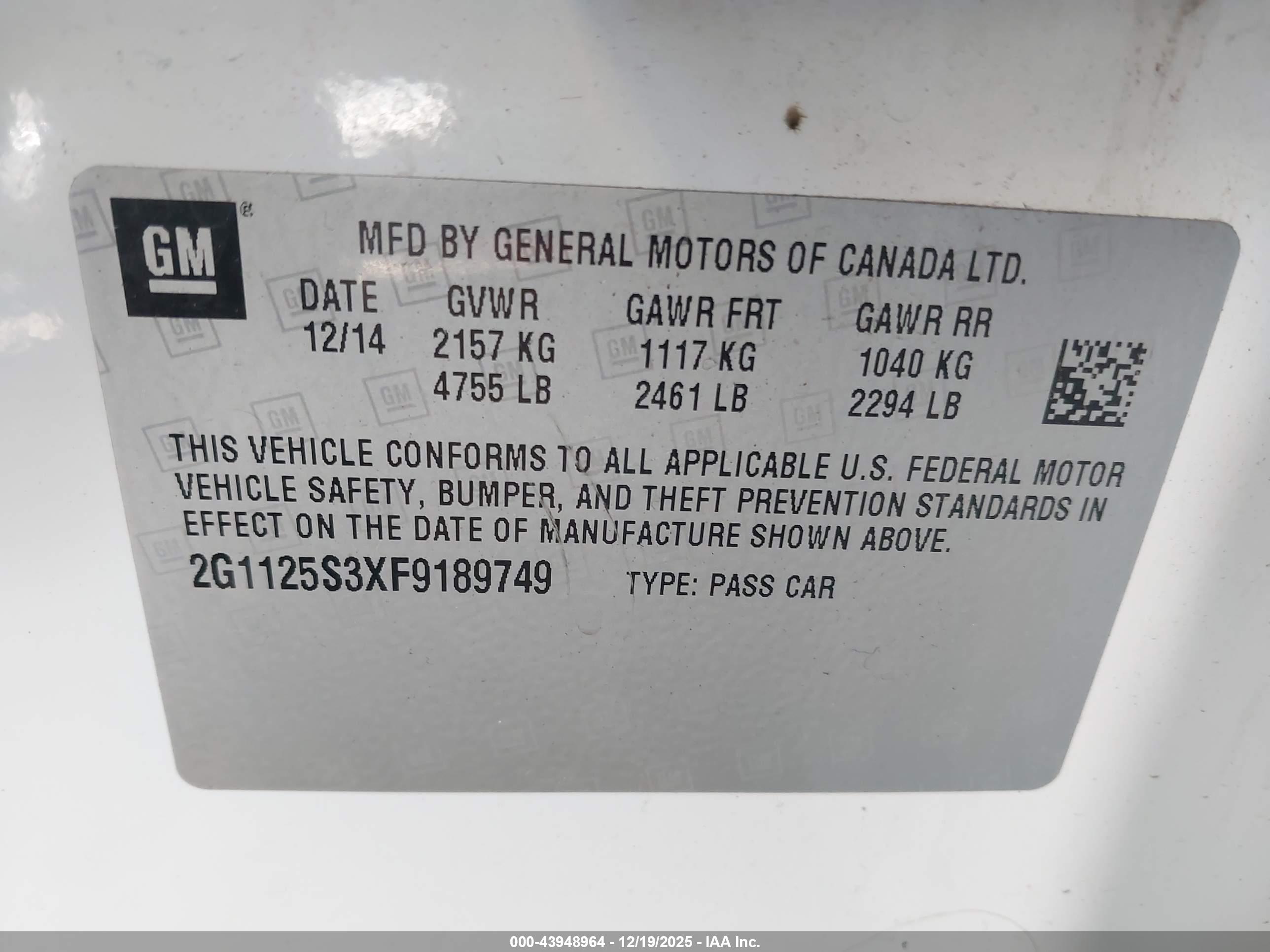 CHEVROLET IMPALA image 9