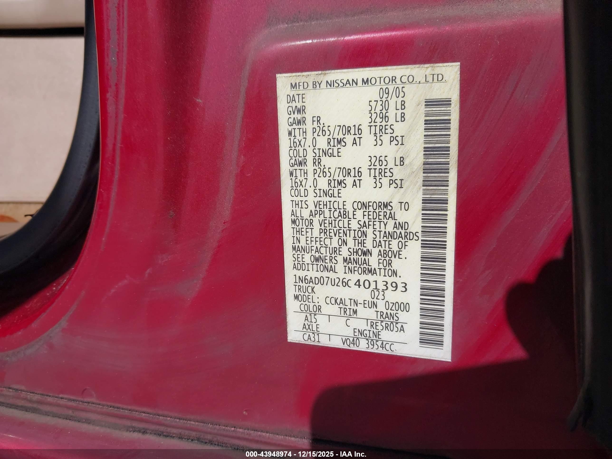 NISSAN FRONTIER image 9