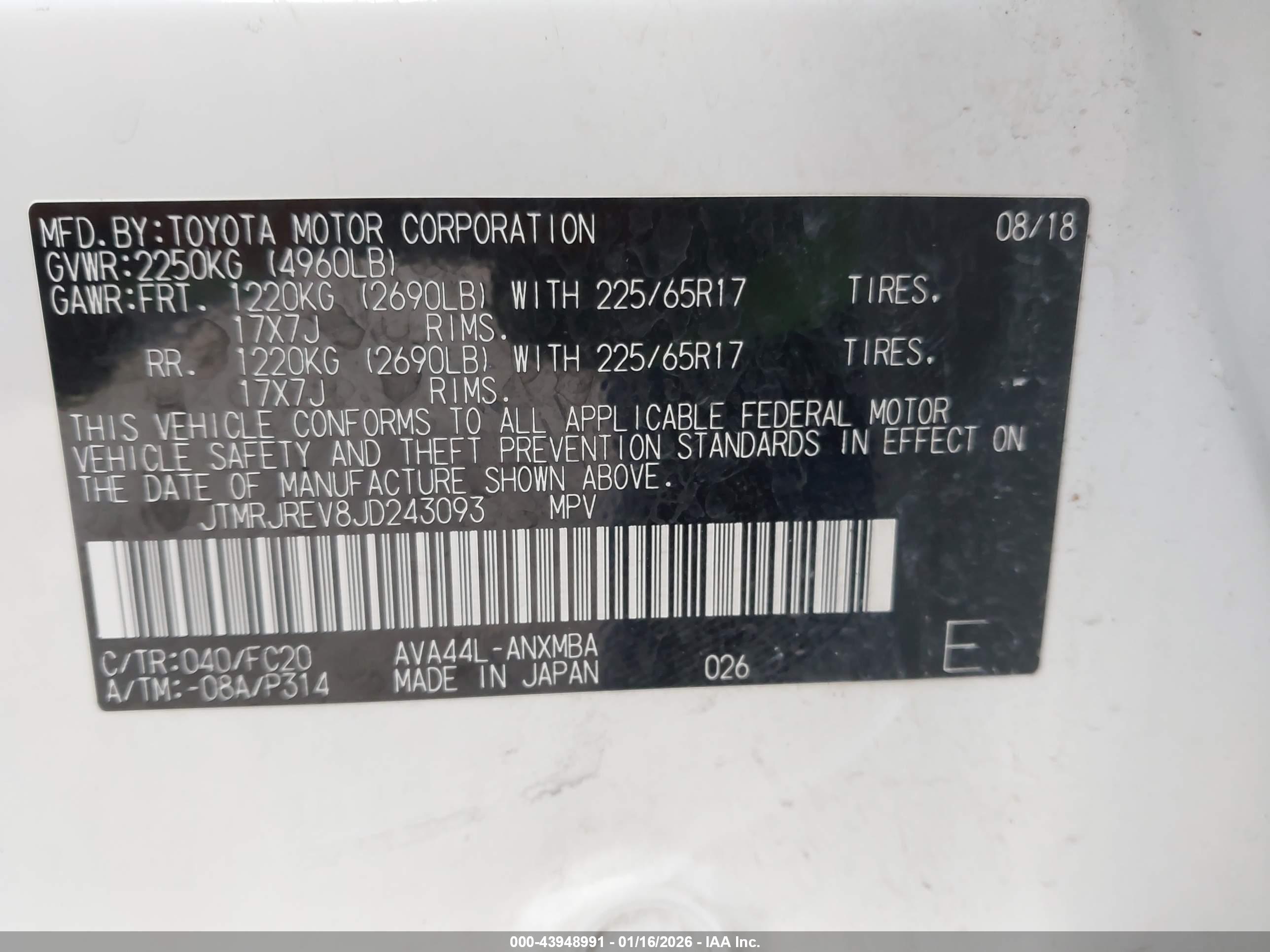 TOYOTA RAV4 image 9