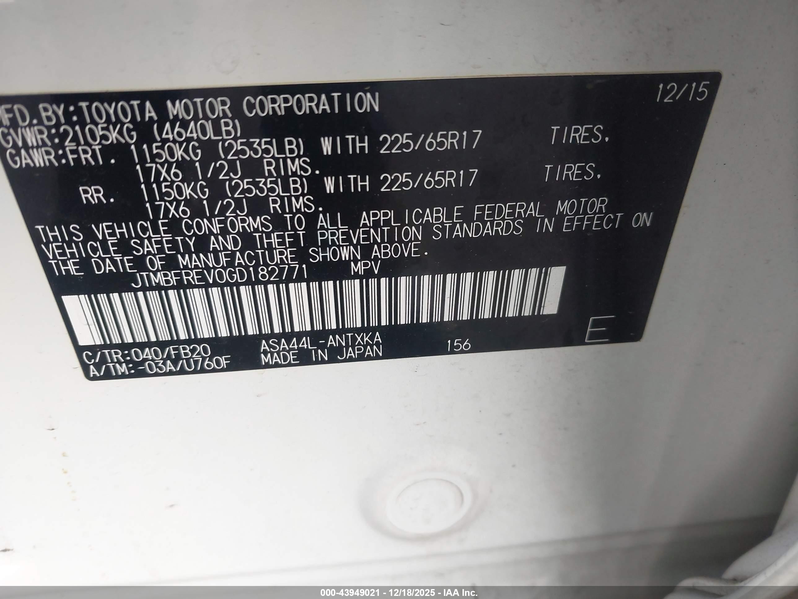 TOYOTA RAV4 image 9