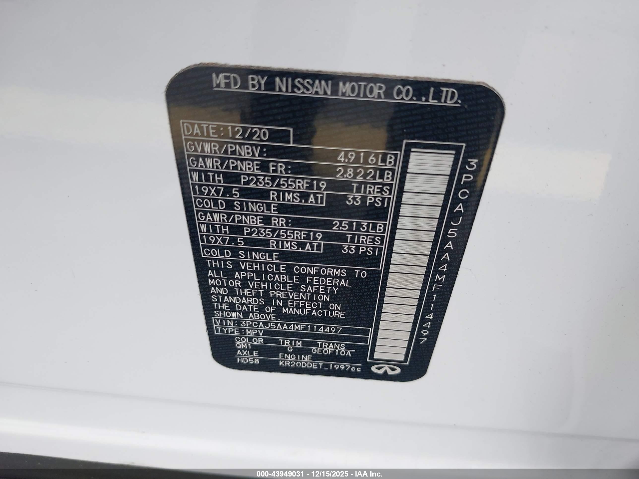 INFINITI QX50 image 9