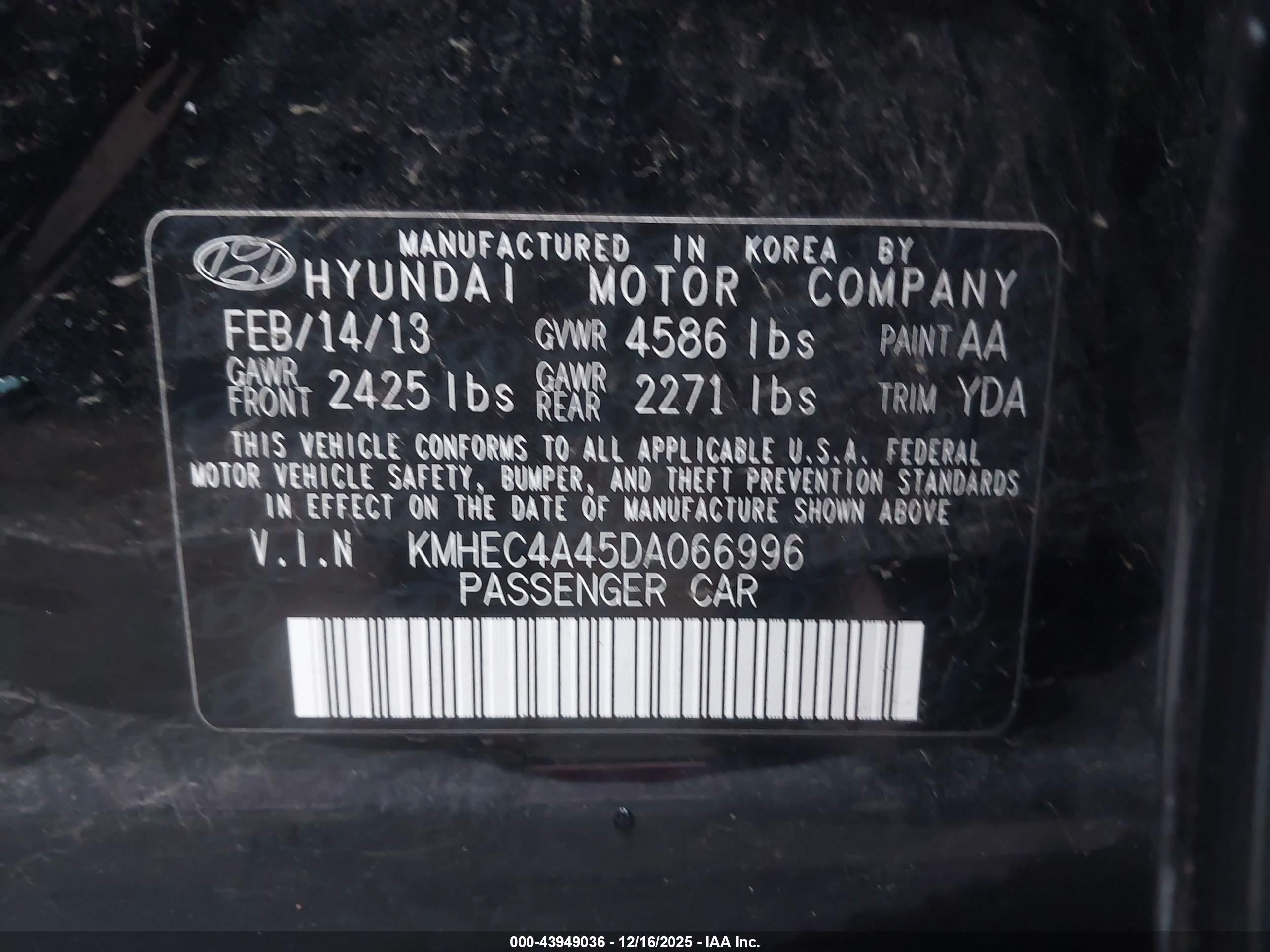 HYUNDAI SONATA image 9