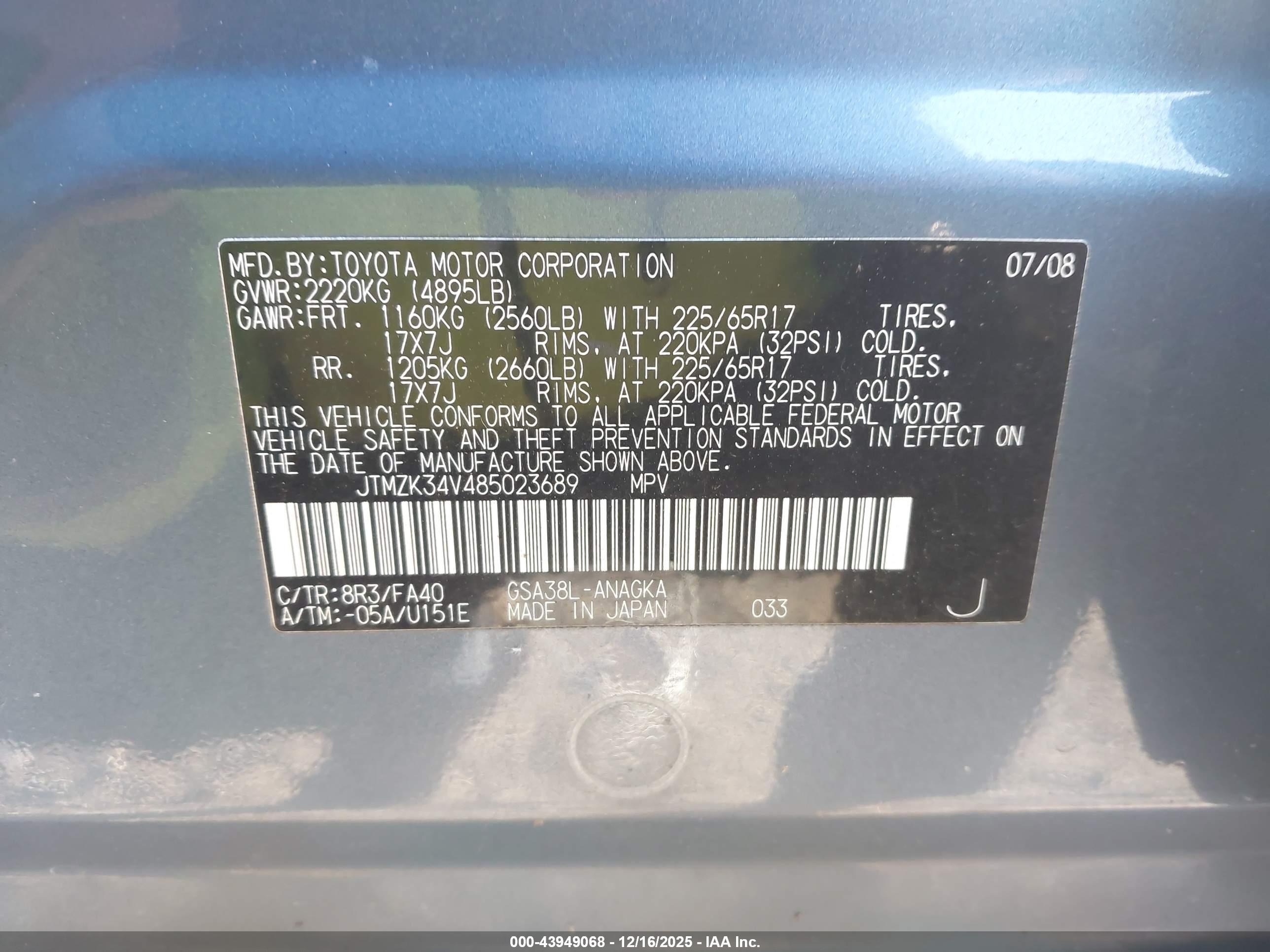 TOYOTA RAV4 image 9