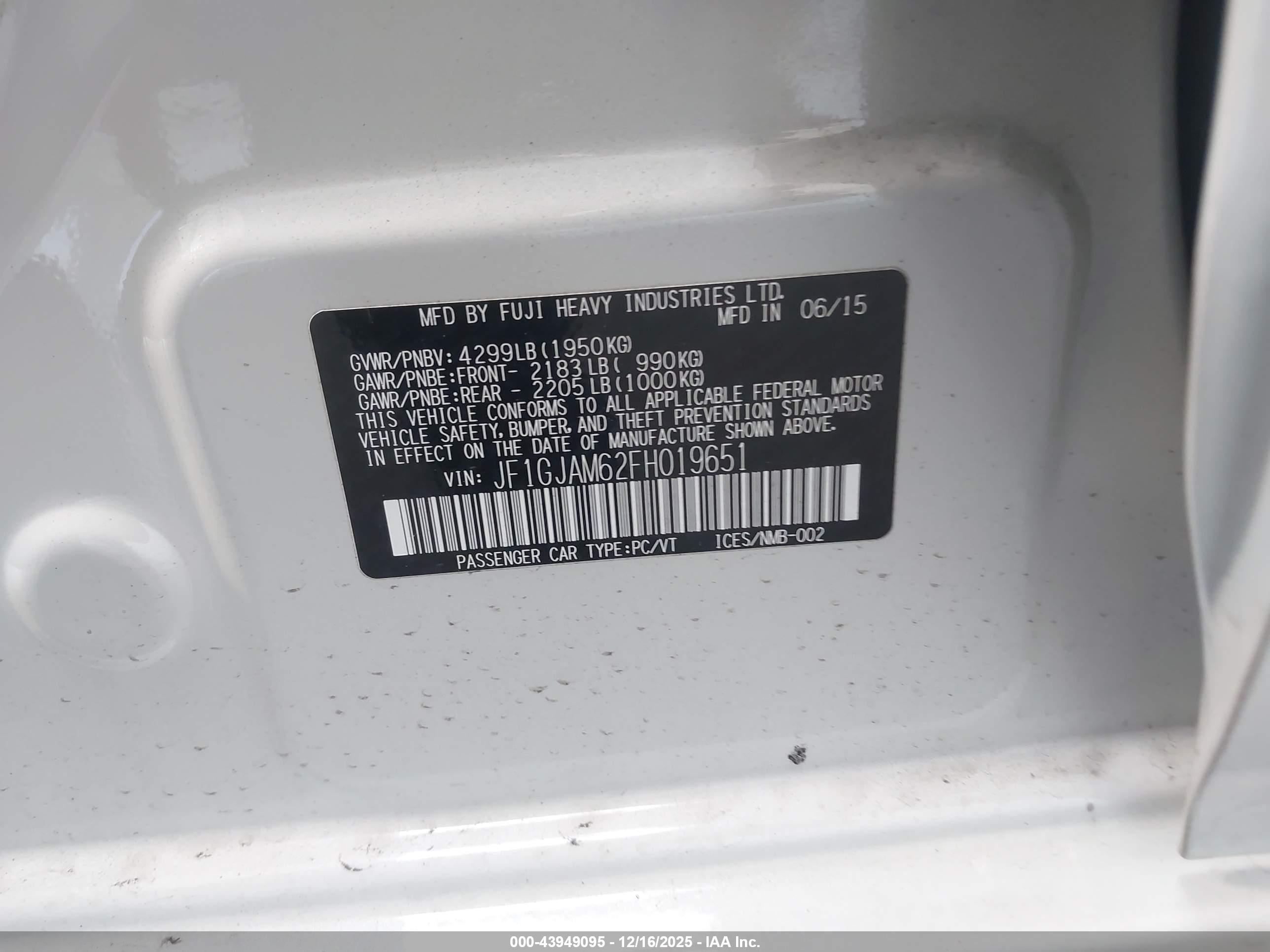 SUBARU IMPREZA image 9