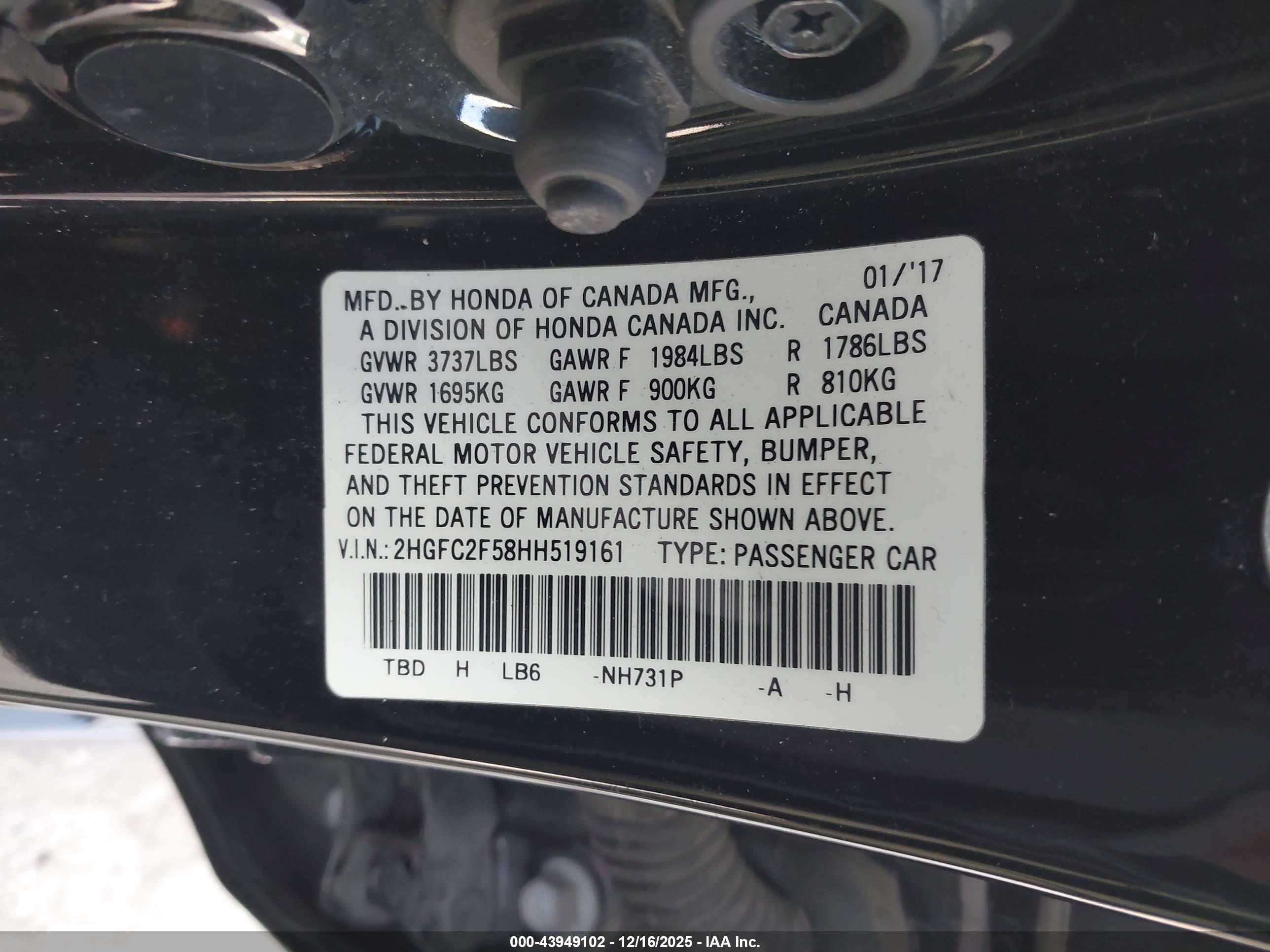 HONDA CIVIC image 9