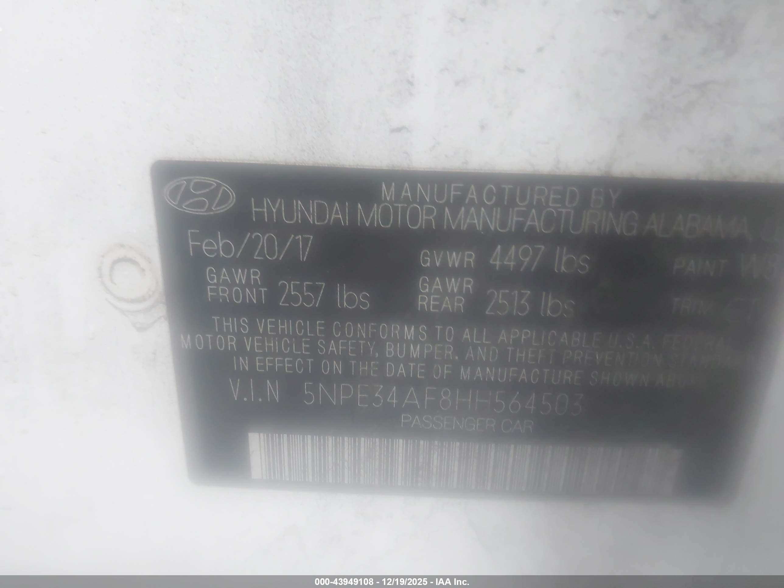 HYUNDAI SONATA image 9