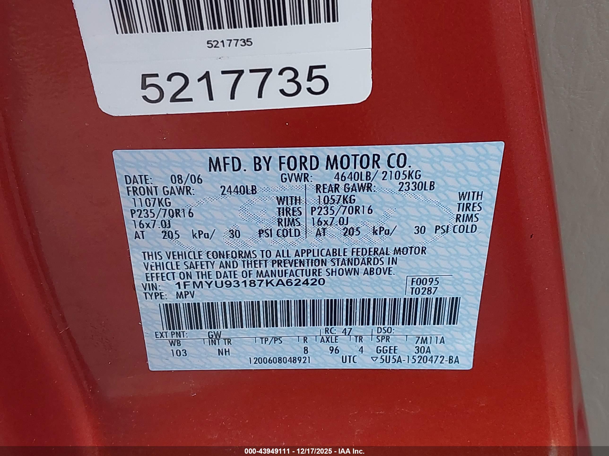 FORD ESCAPE image 9