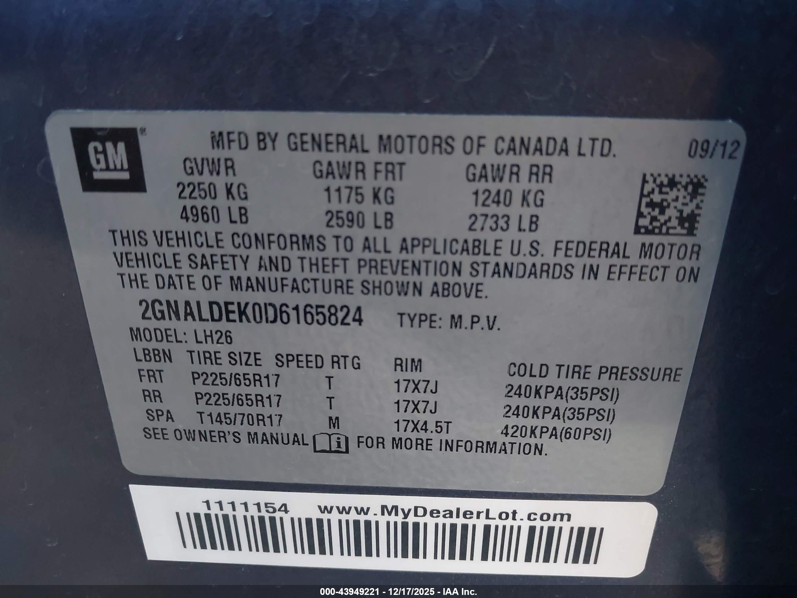 CHEVROLET EQUINOX image 9