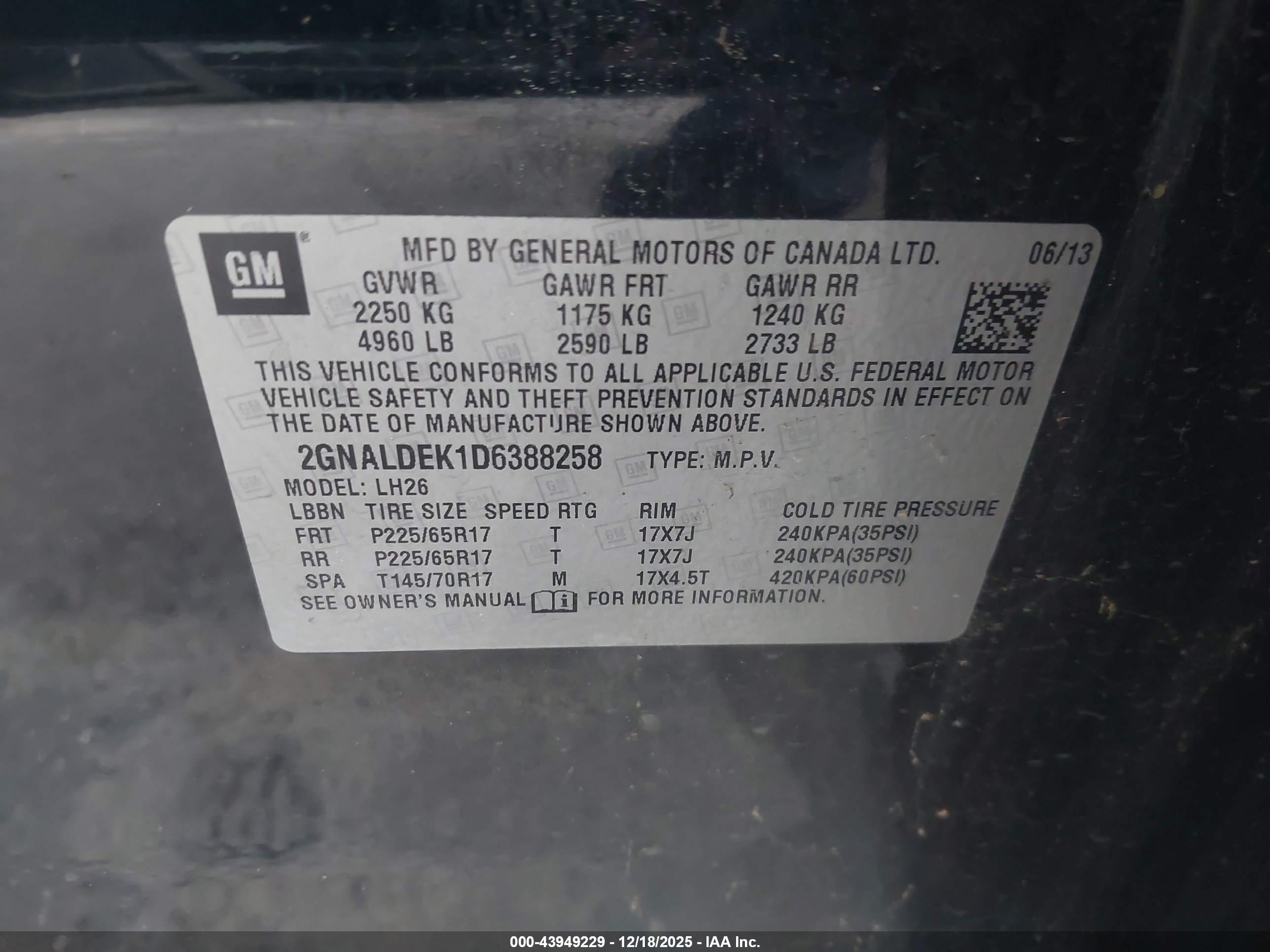 CHEVROLET EQUINOX image 9