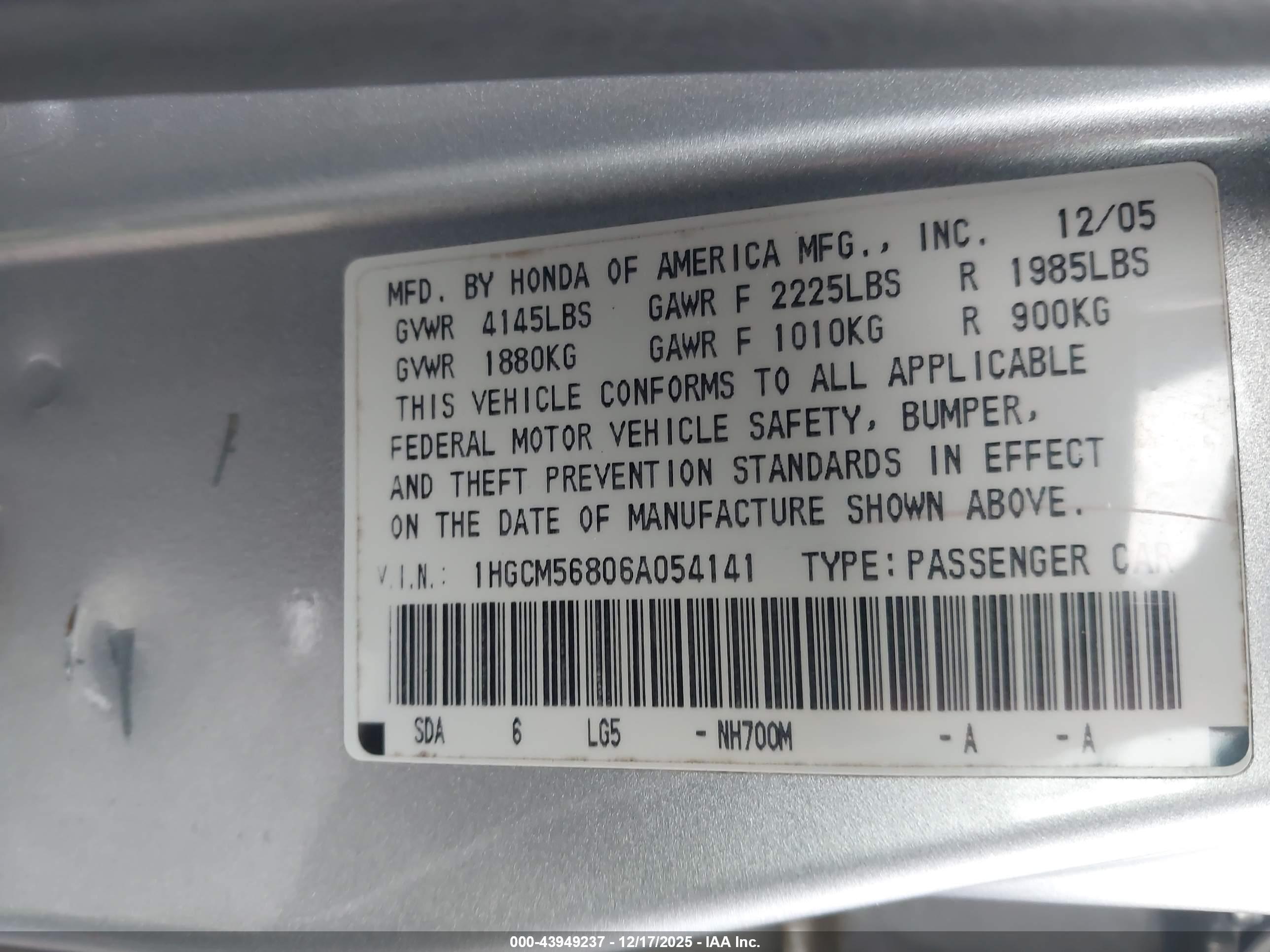HONDA ACCORD image 9