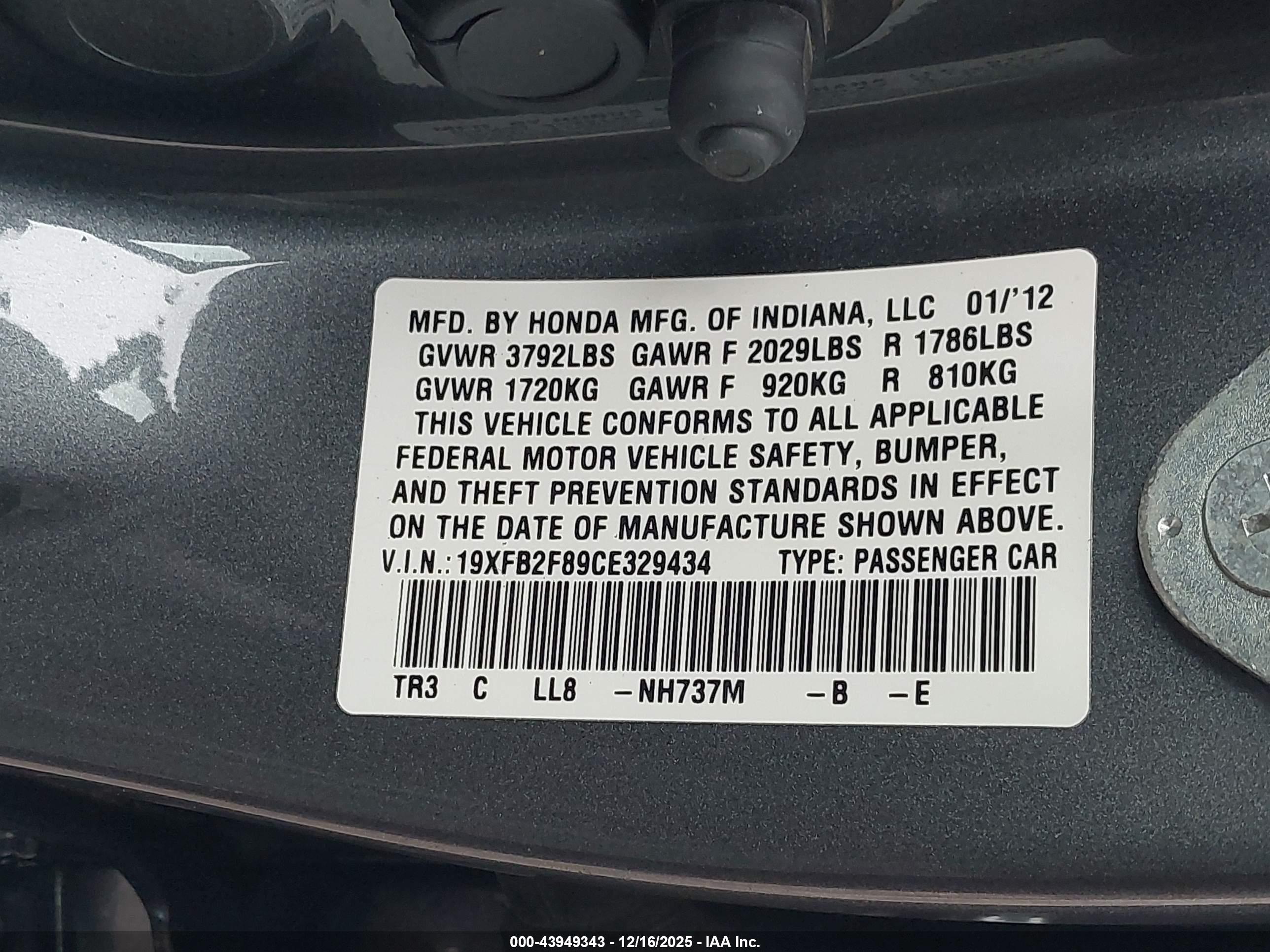HONDA CIVIC image 9