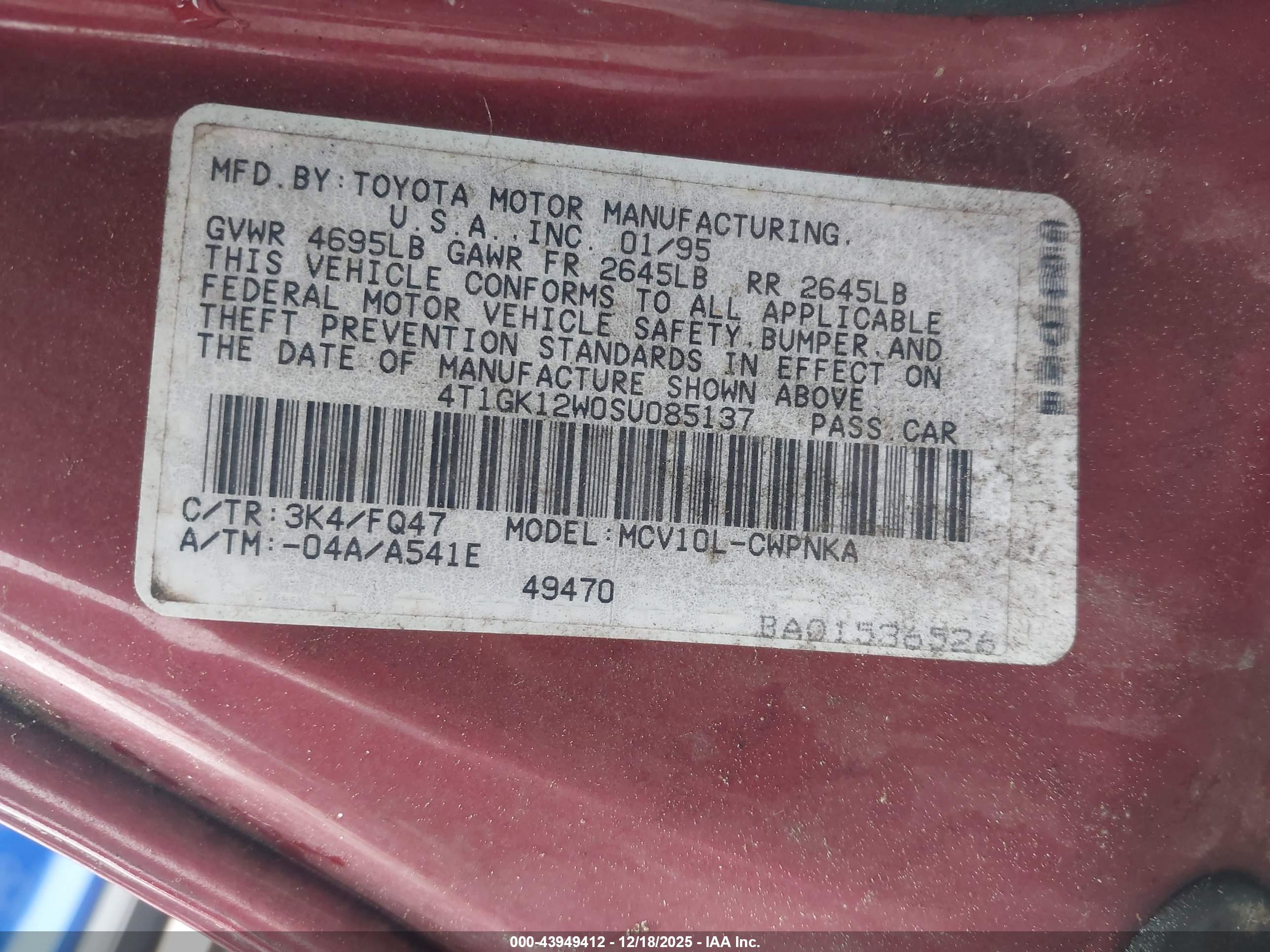 TOYOTA CAMRY image 9