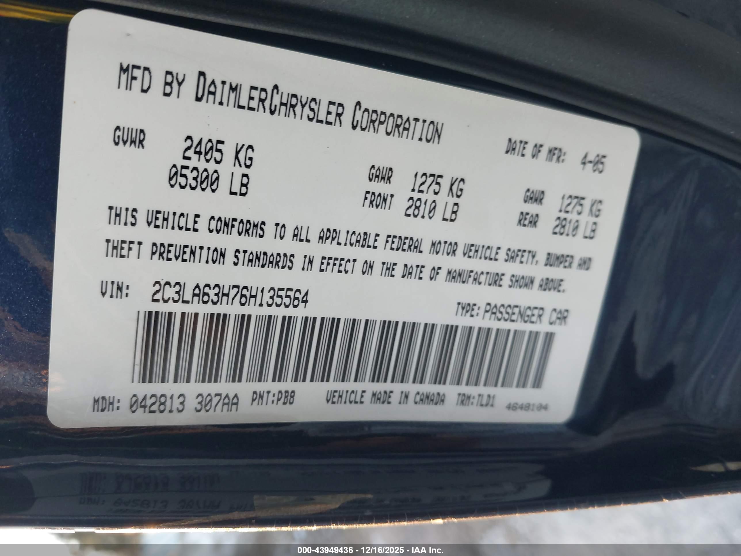 CHRYSLER 300C image 9