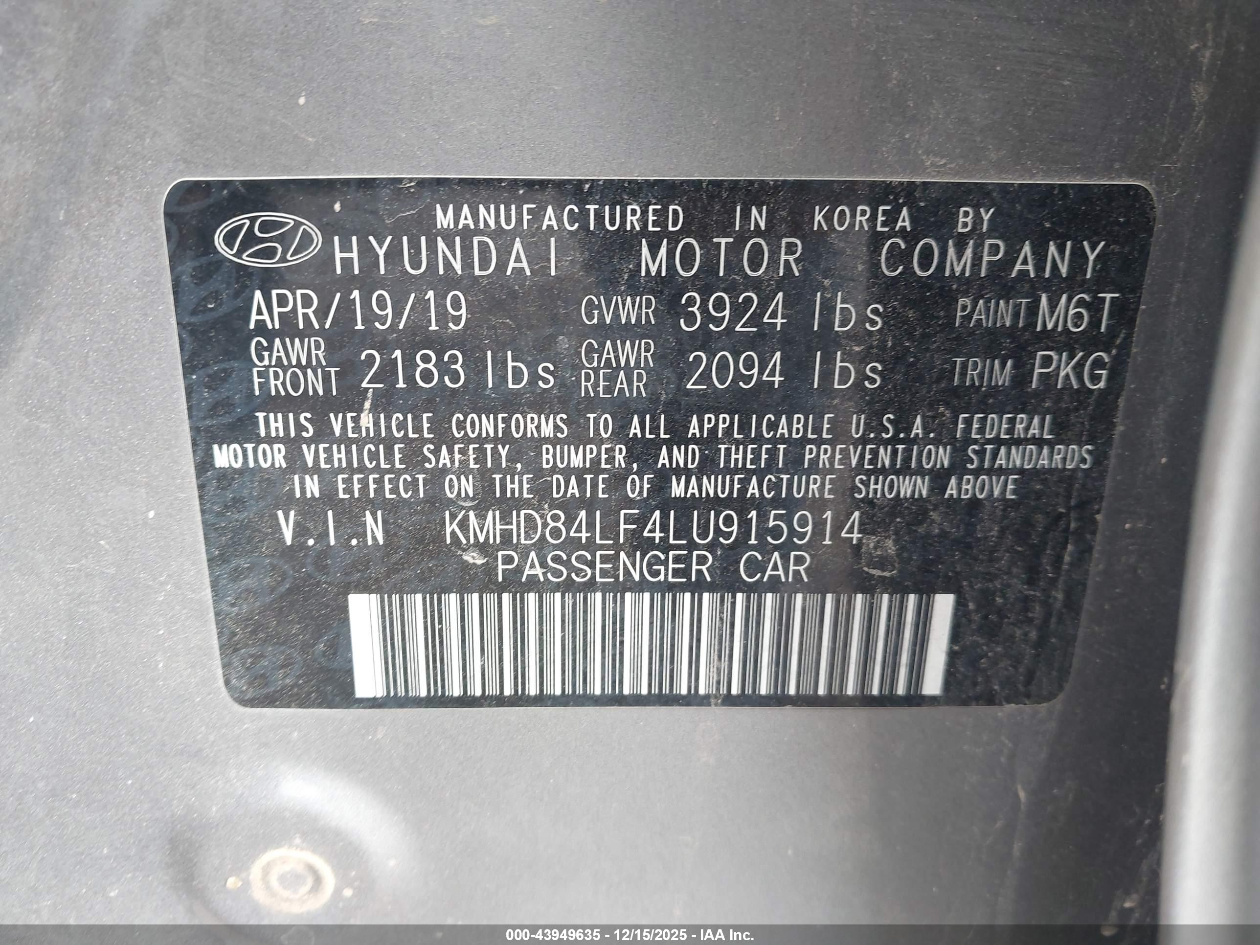 HYUNDAI ELANTRA image 9