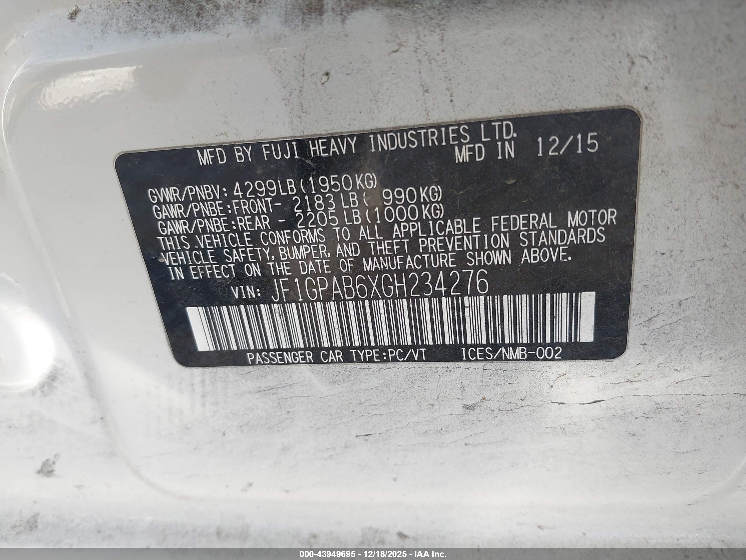 SUBARU IMPREZA image 9