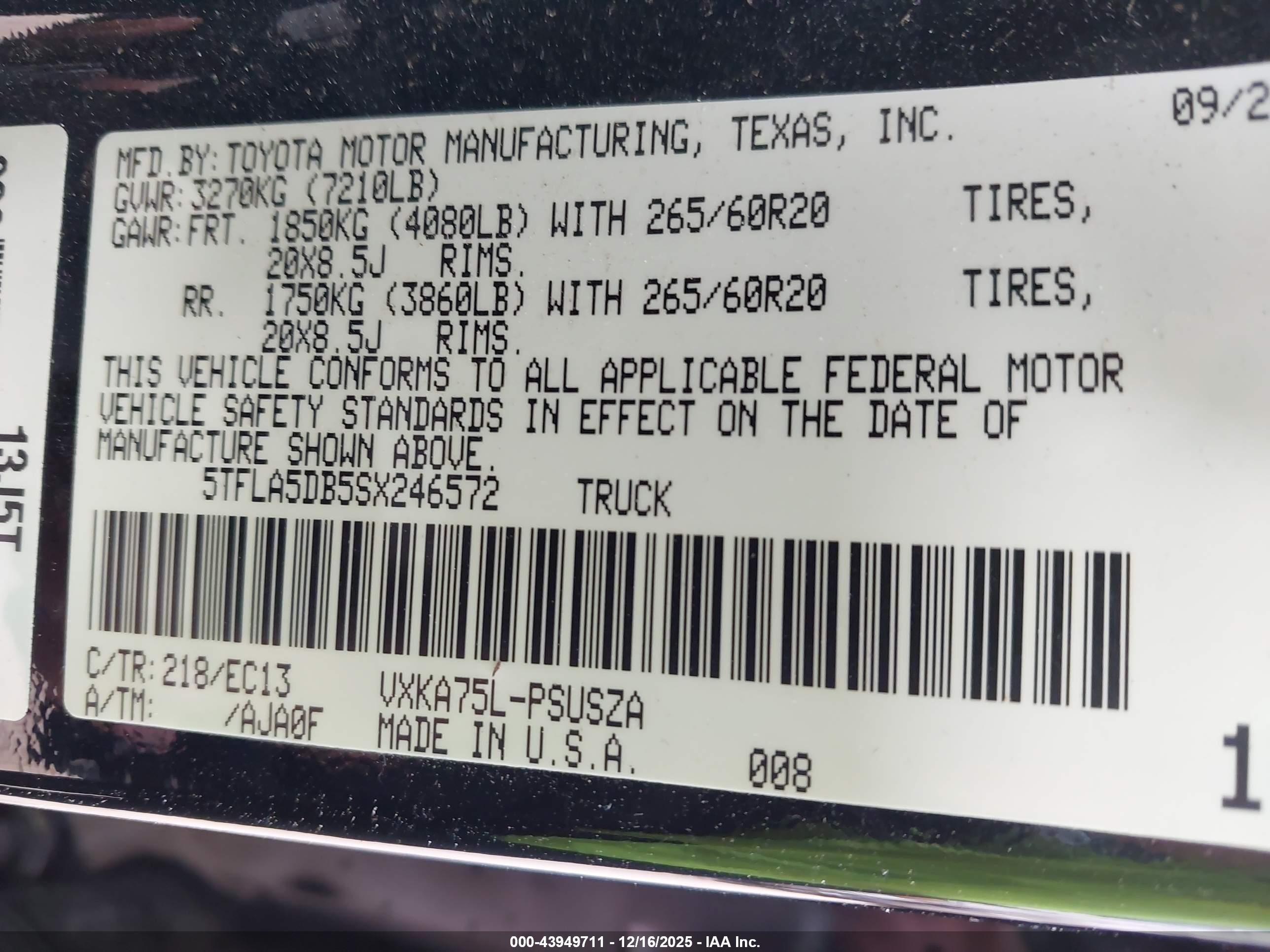 TOYOTA TUNDRA image 9