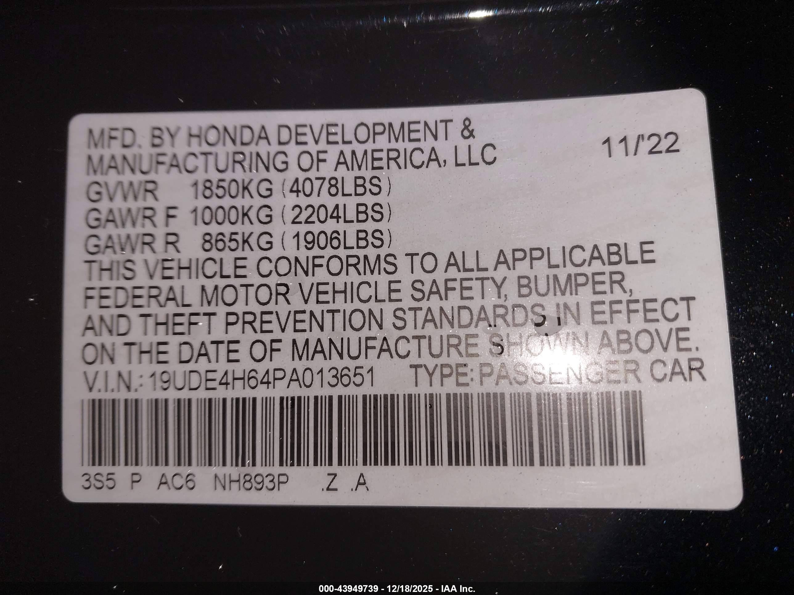 ACURA INTEGRA image 9