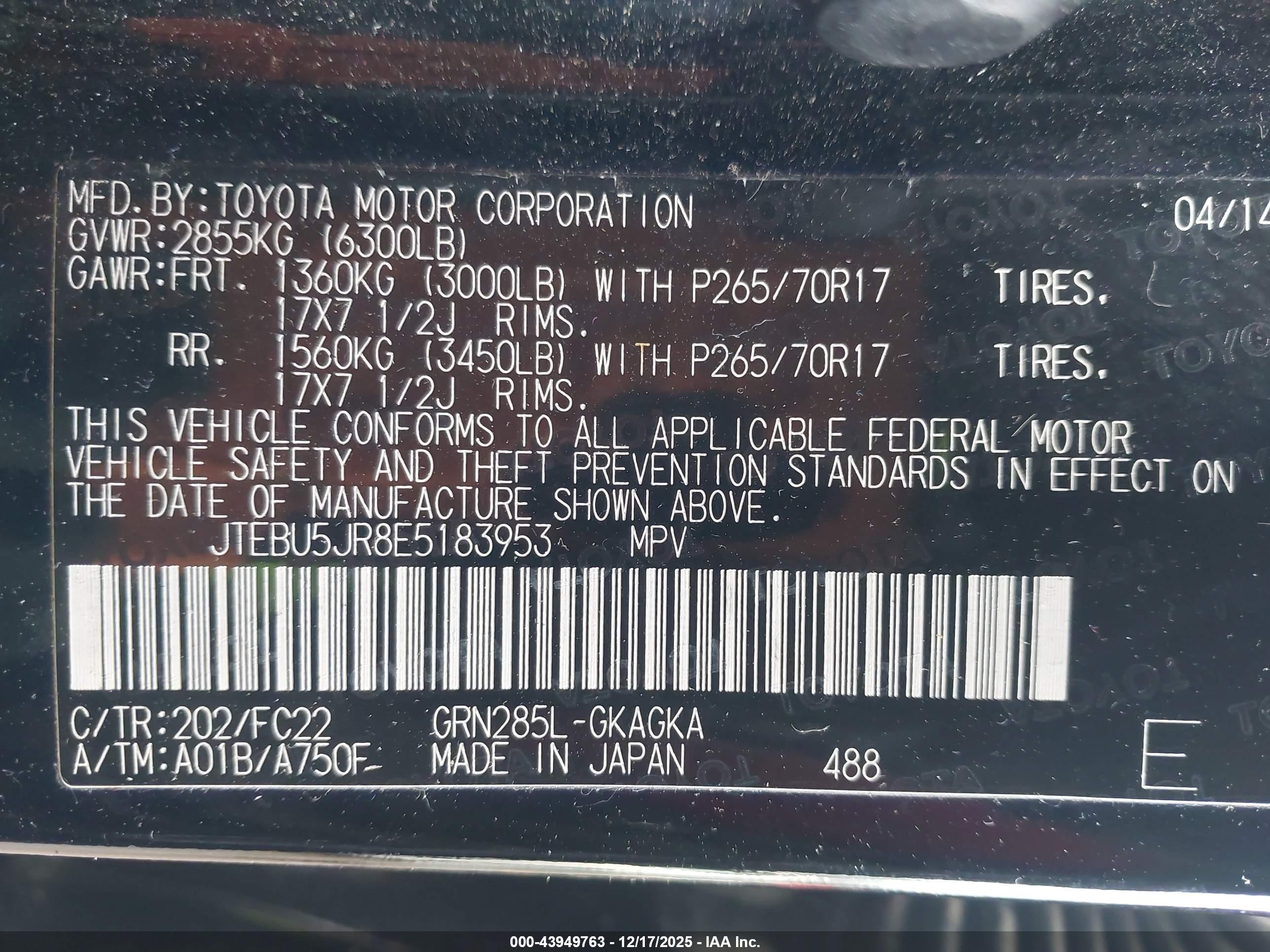 TOYOTA 4RUNNER image 9