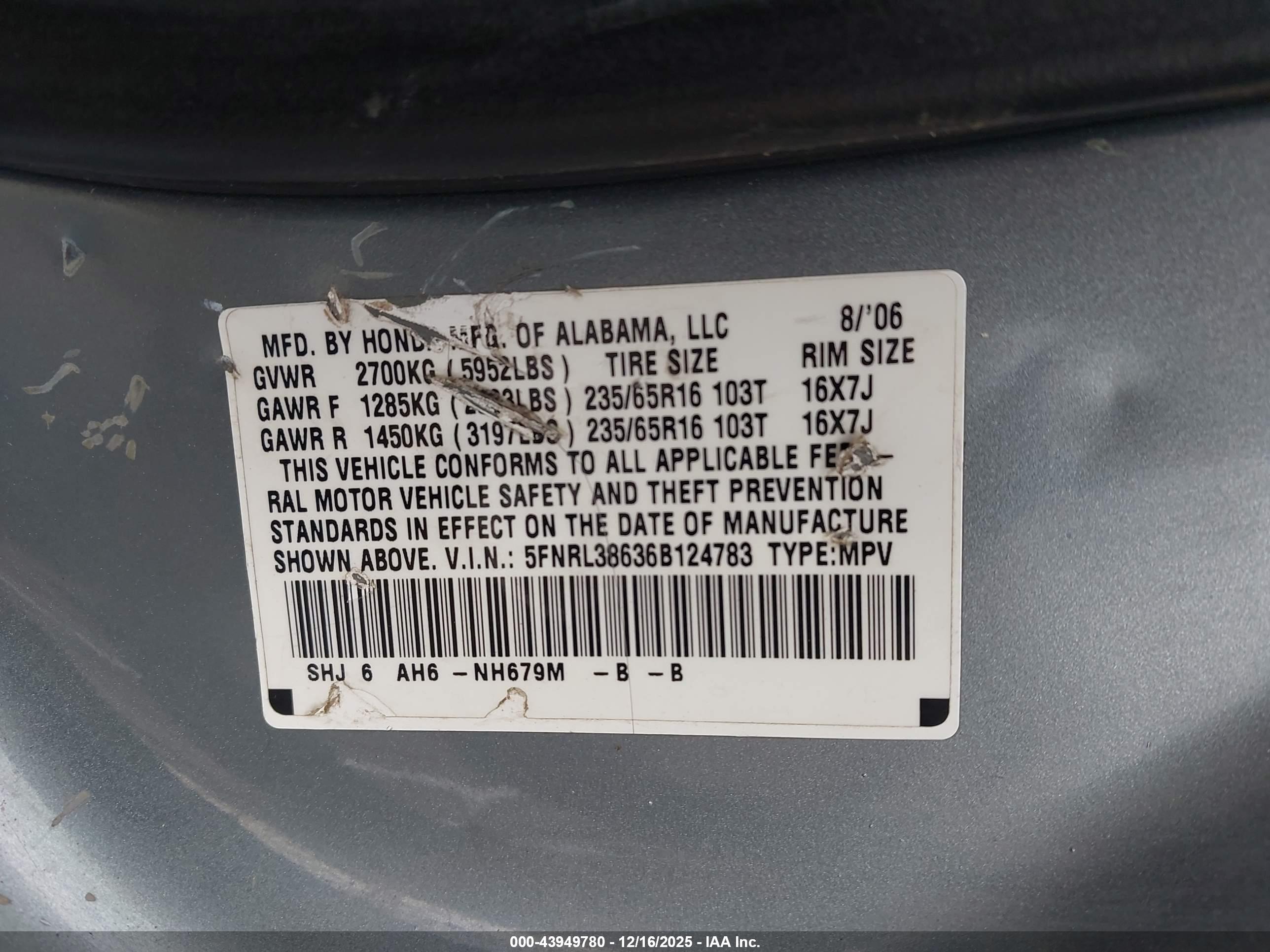 HONDA ODYSSEY image 9