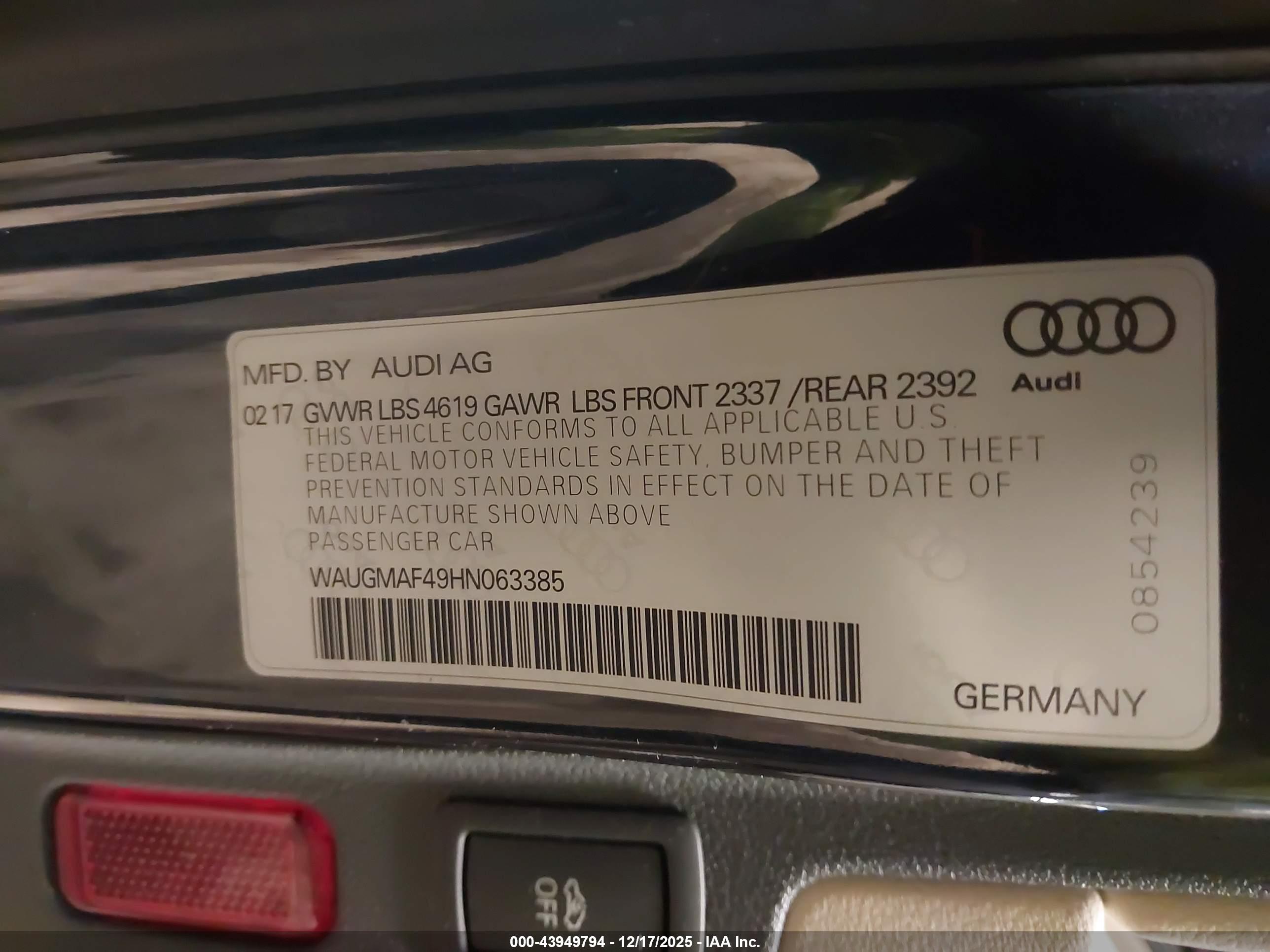 AUDI A4 image 9