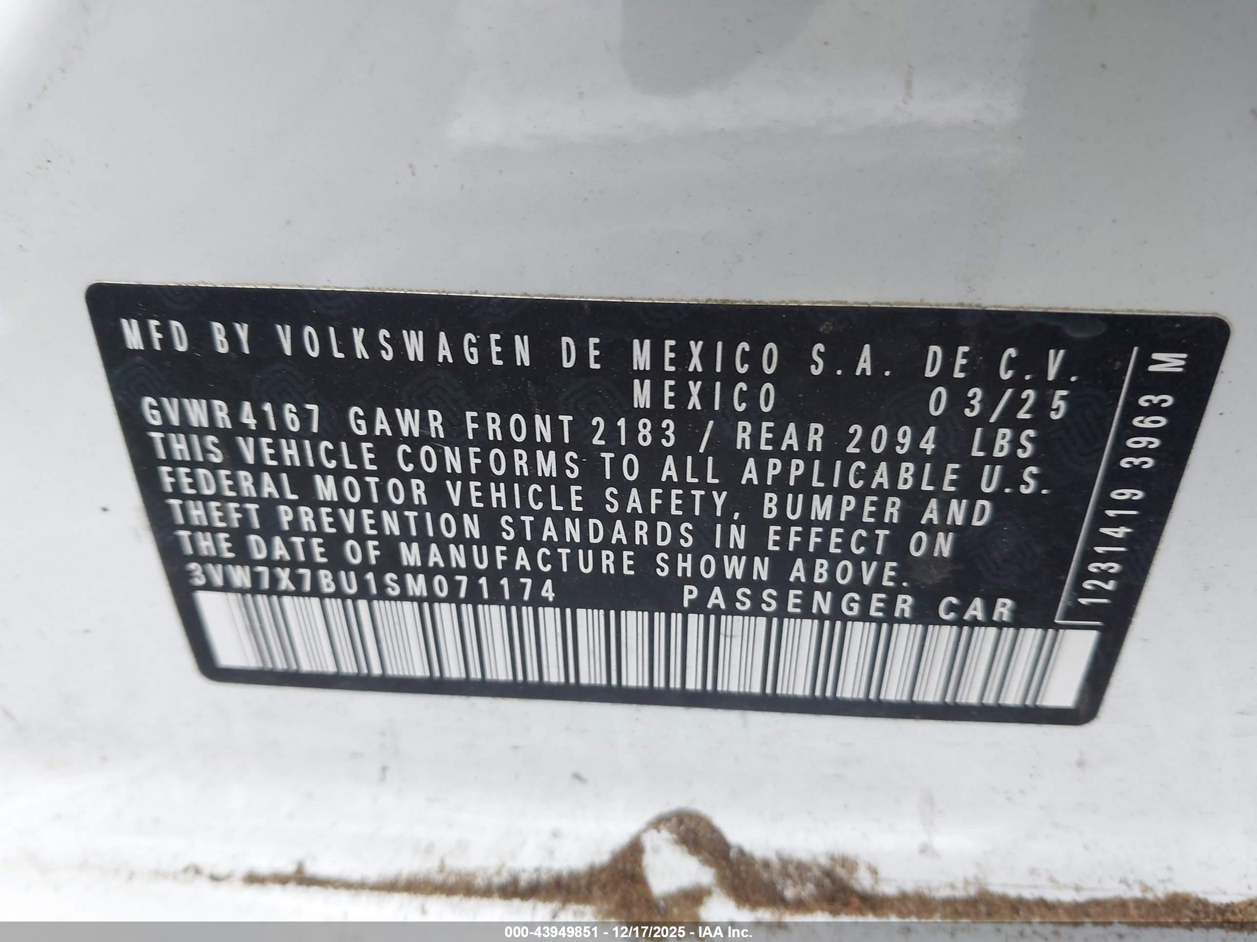 VOLKSWAGEN JETTA image 9