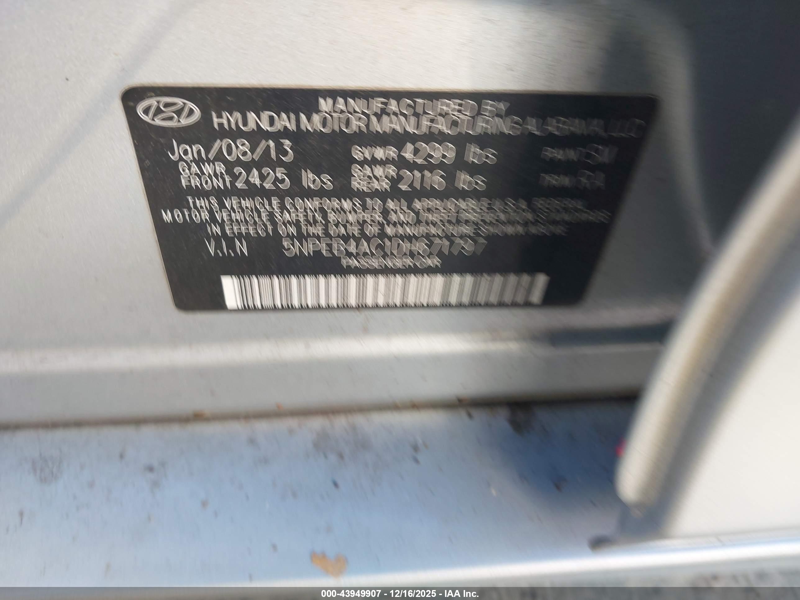 HYUNDAI SONATA image 9