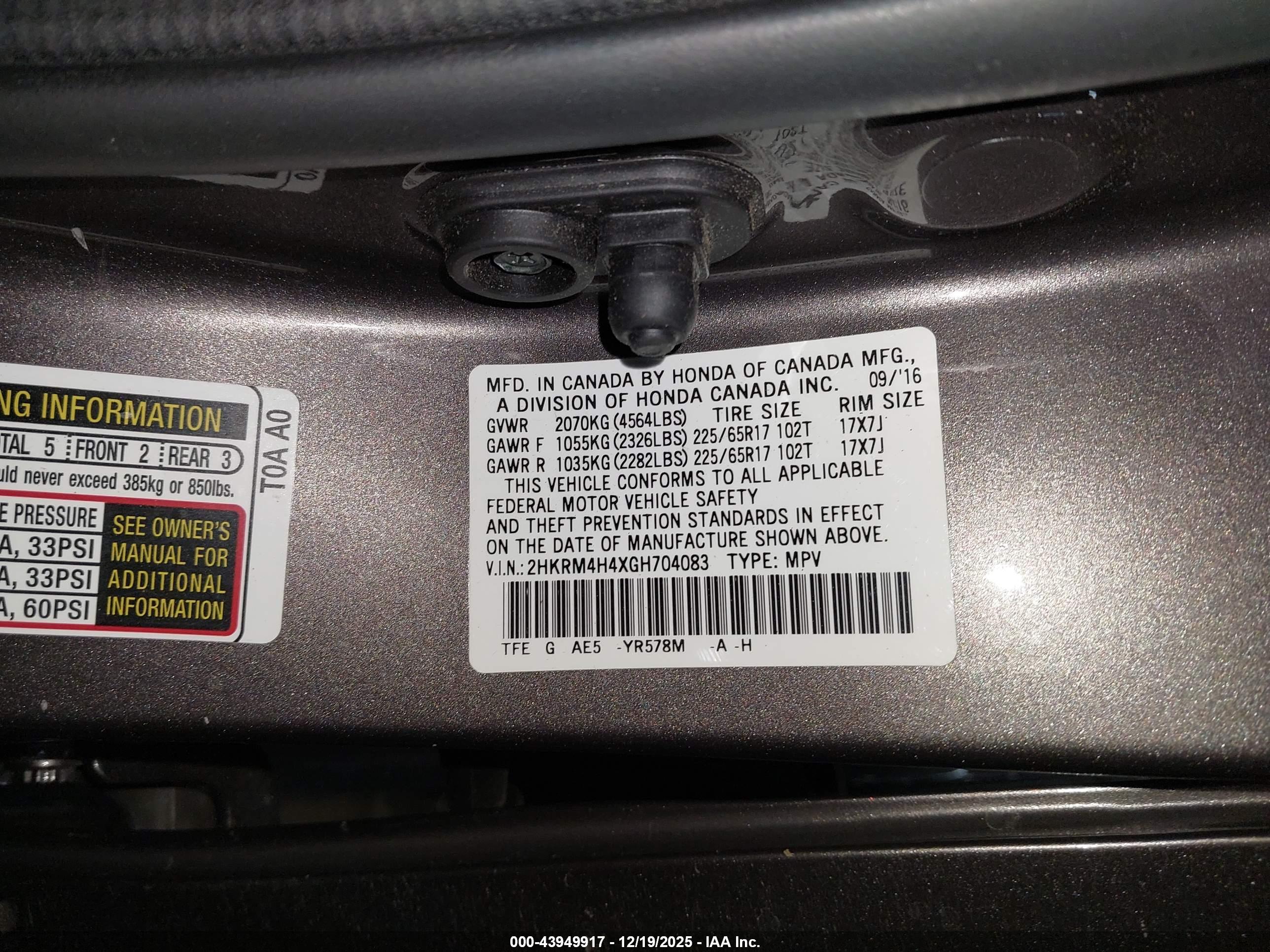 HONDA CR-V image 9