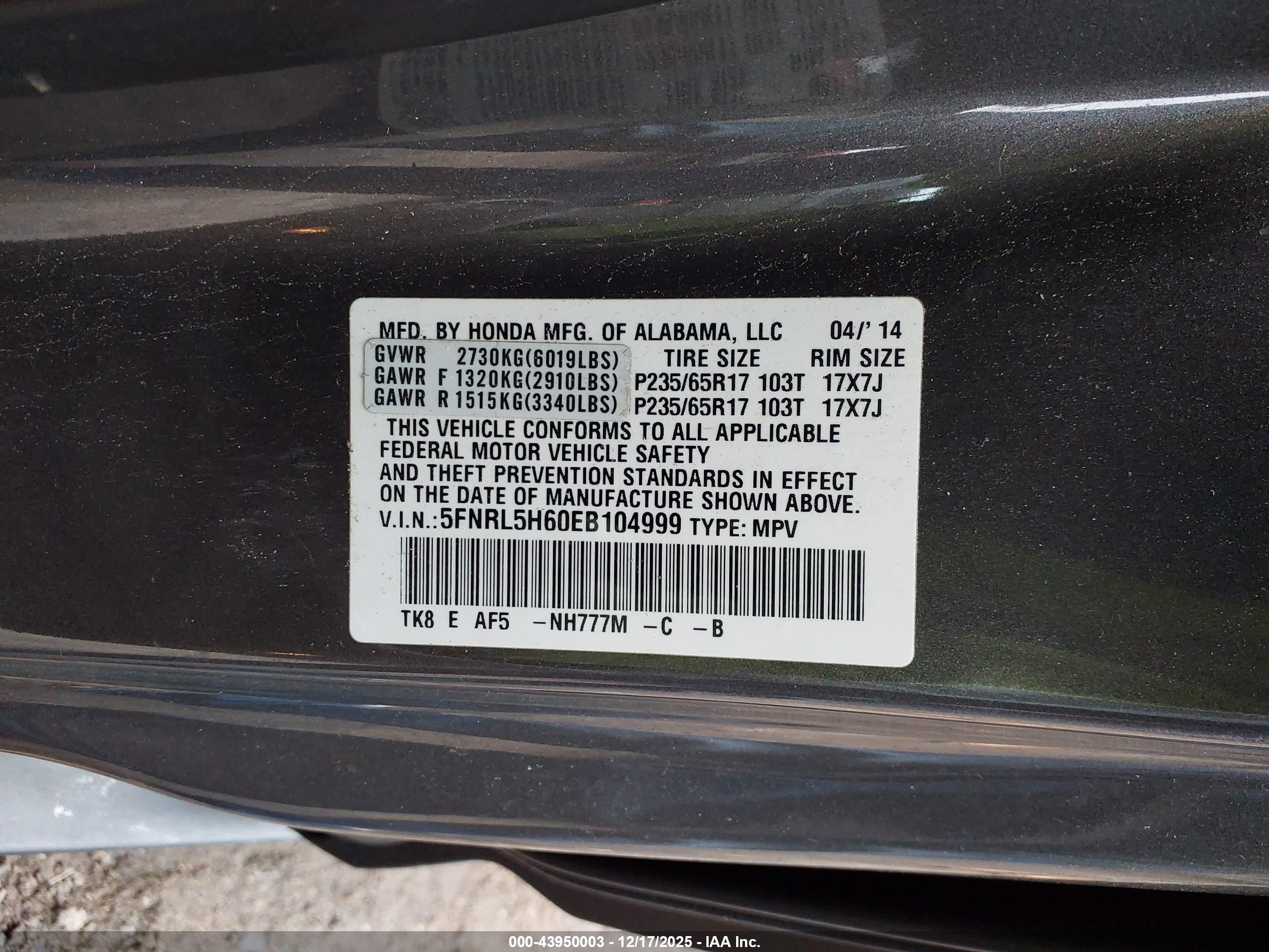HONDA ODYSSEY image 9