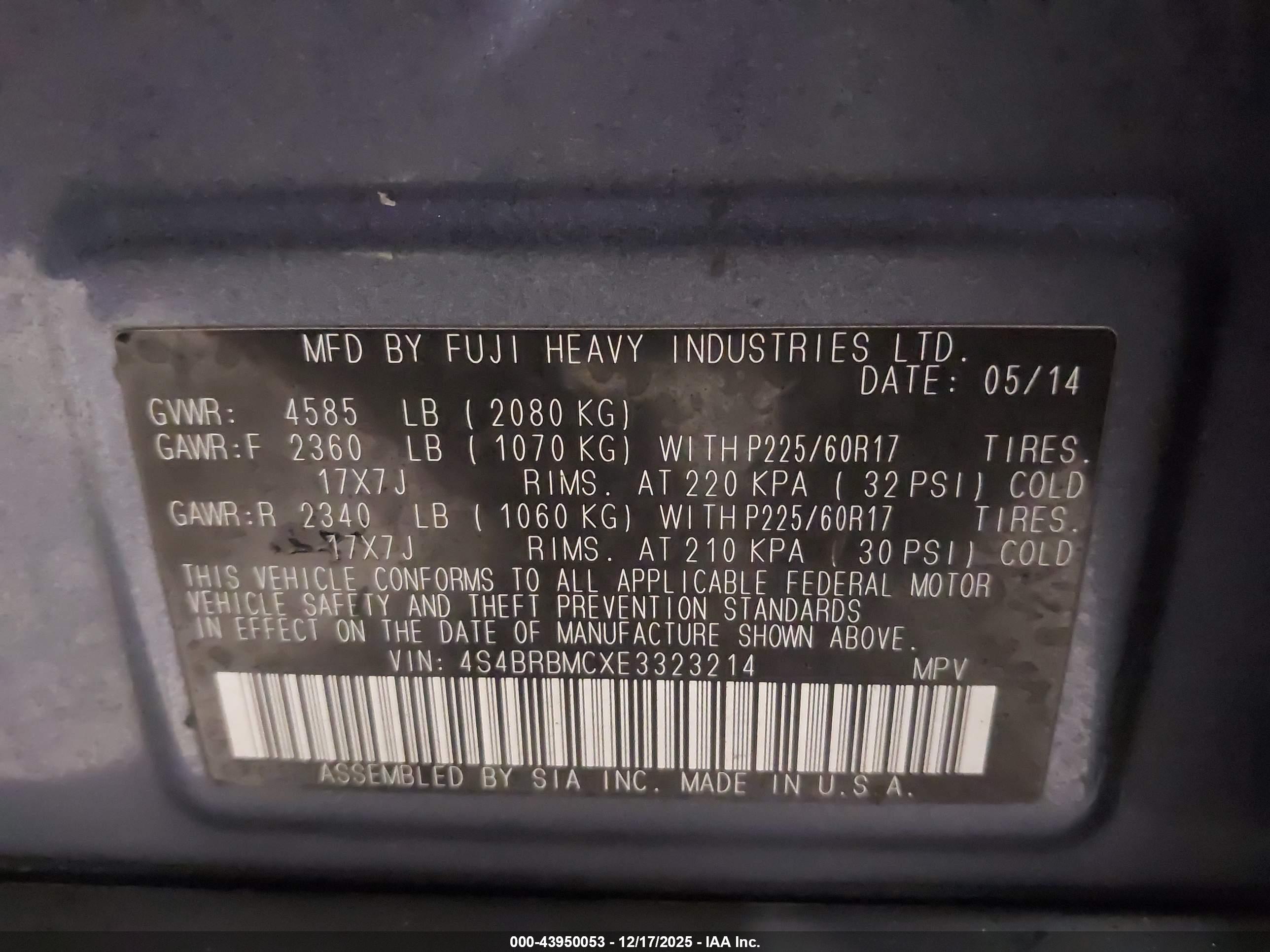 SUBARU OUTBACK image 9