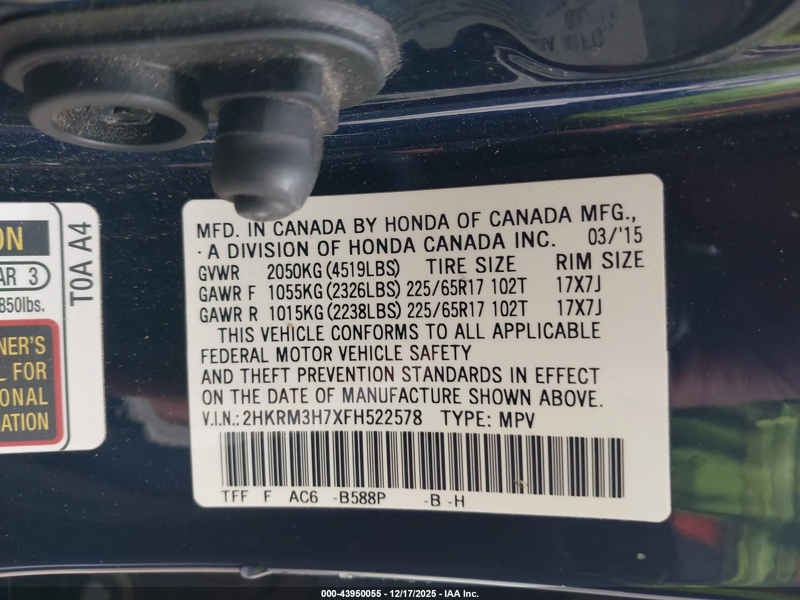 HONDA CR-V image 9