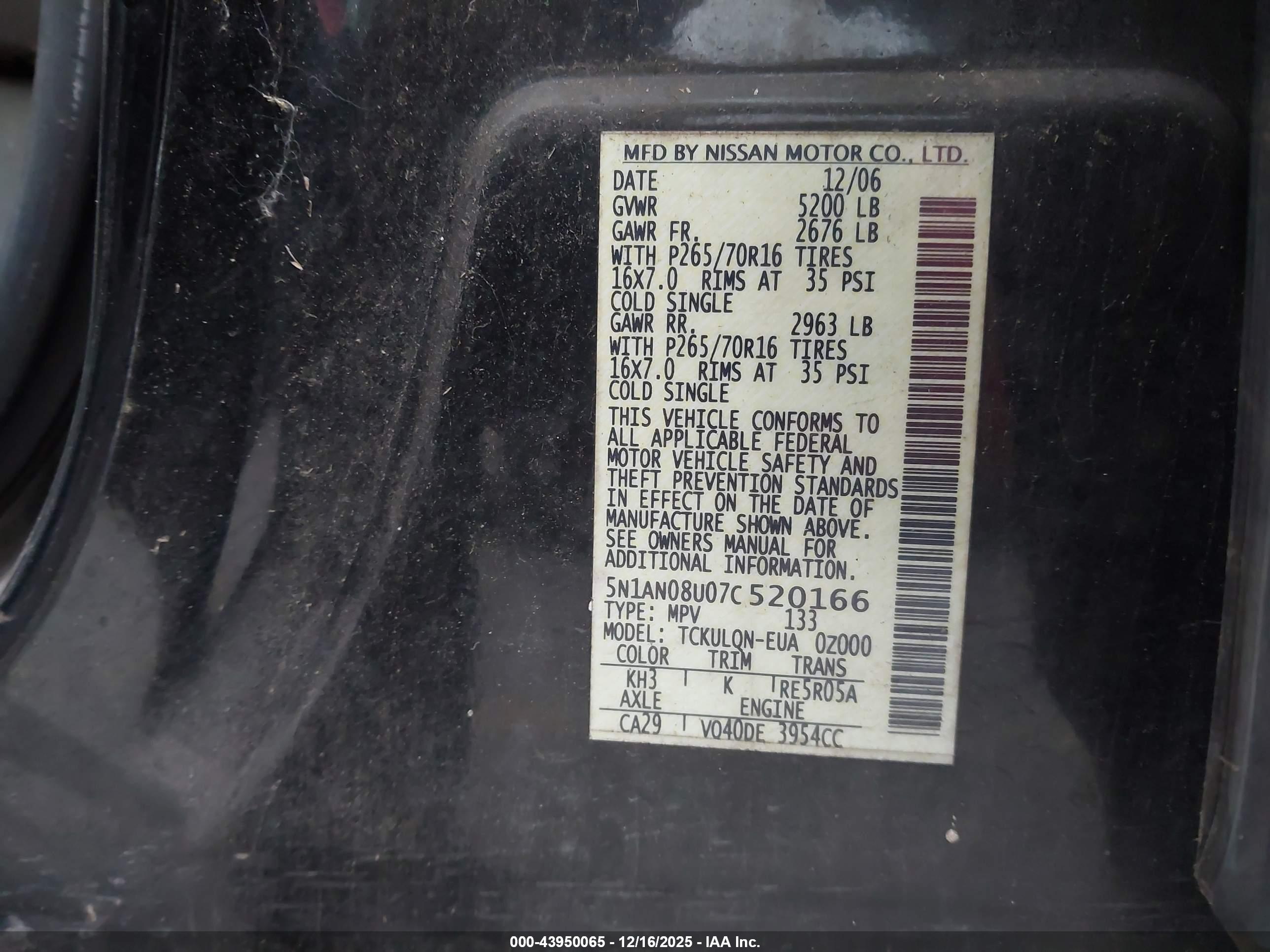 NISSAN XTERRA image 9