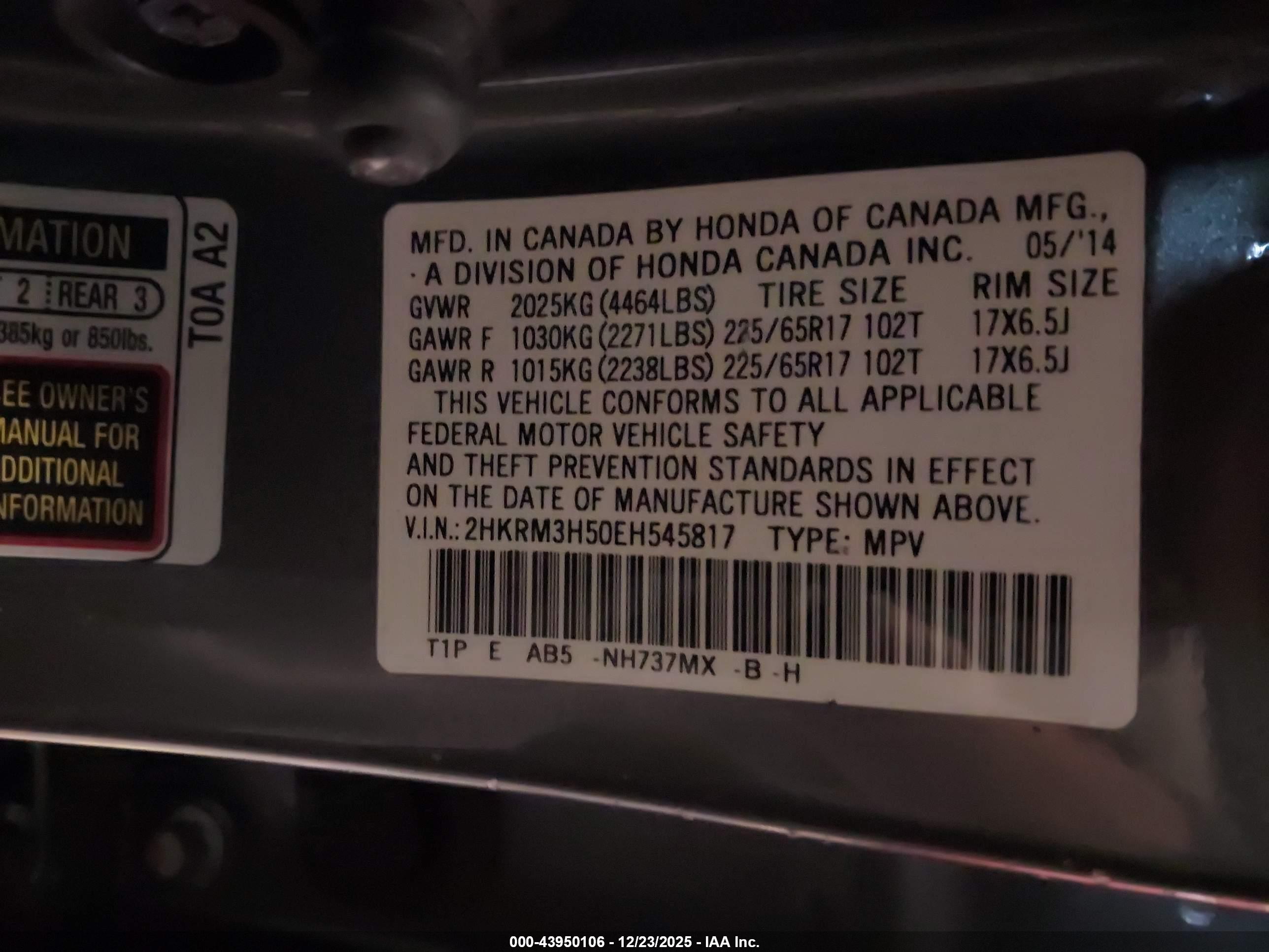 HONDA CR-V image 9