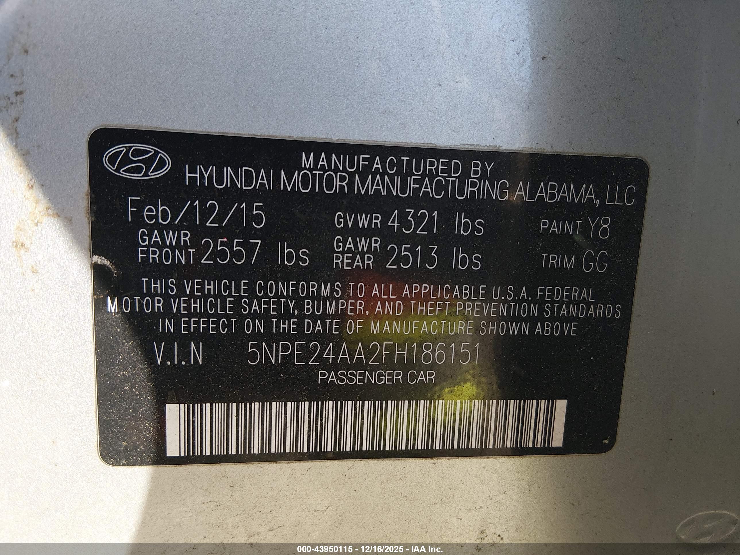 HYUNDAI SONATA image 9