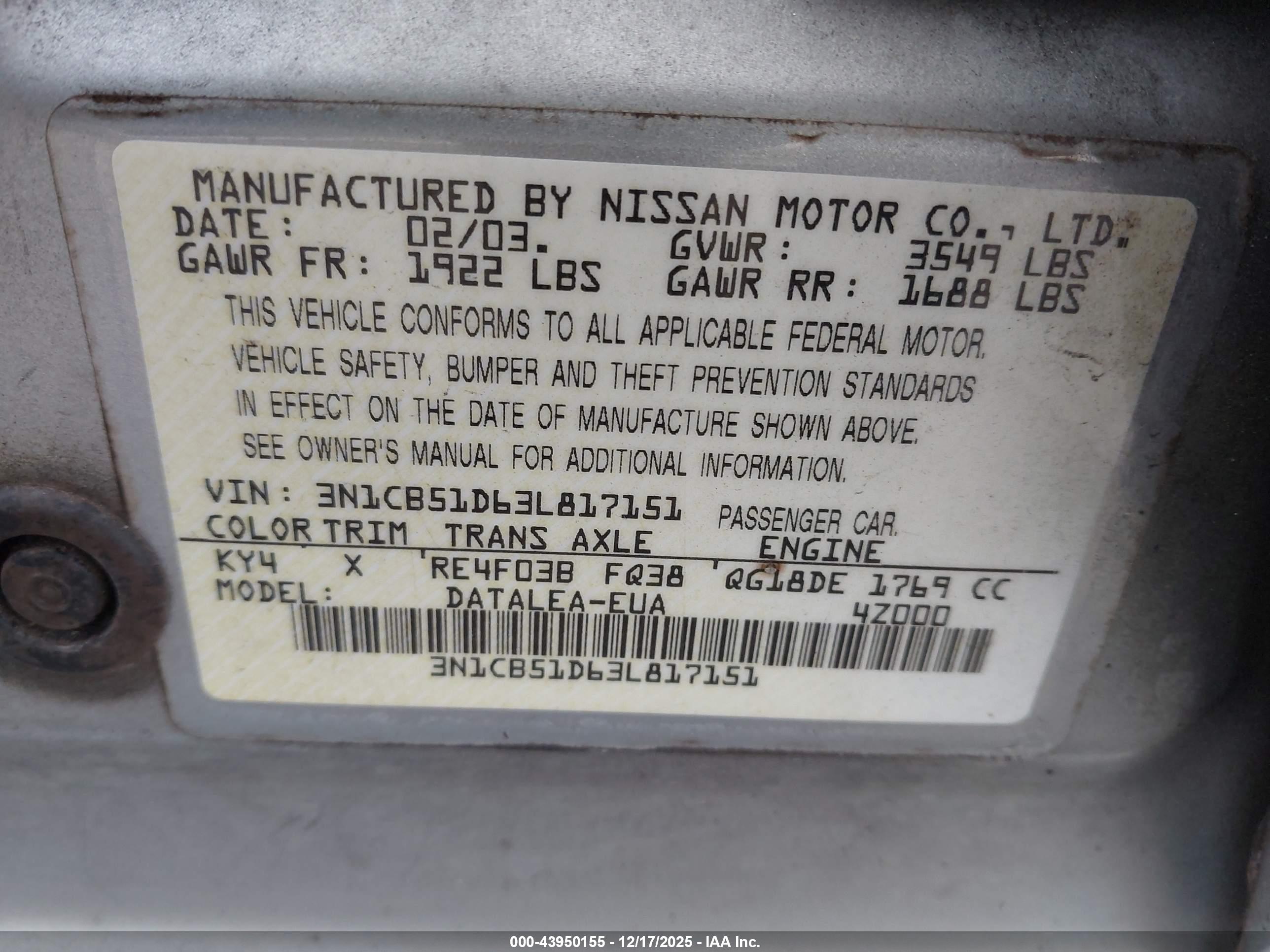NISSAN SENTRA image 9