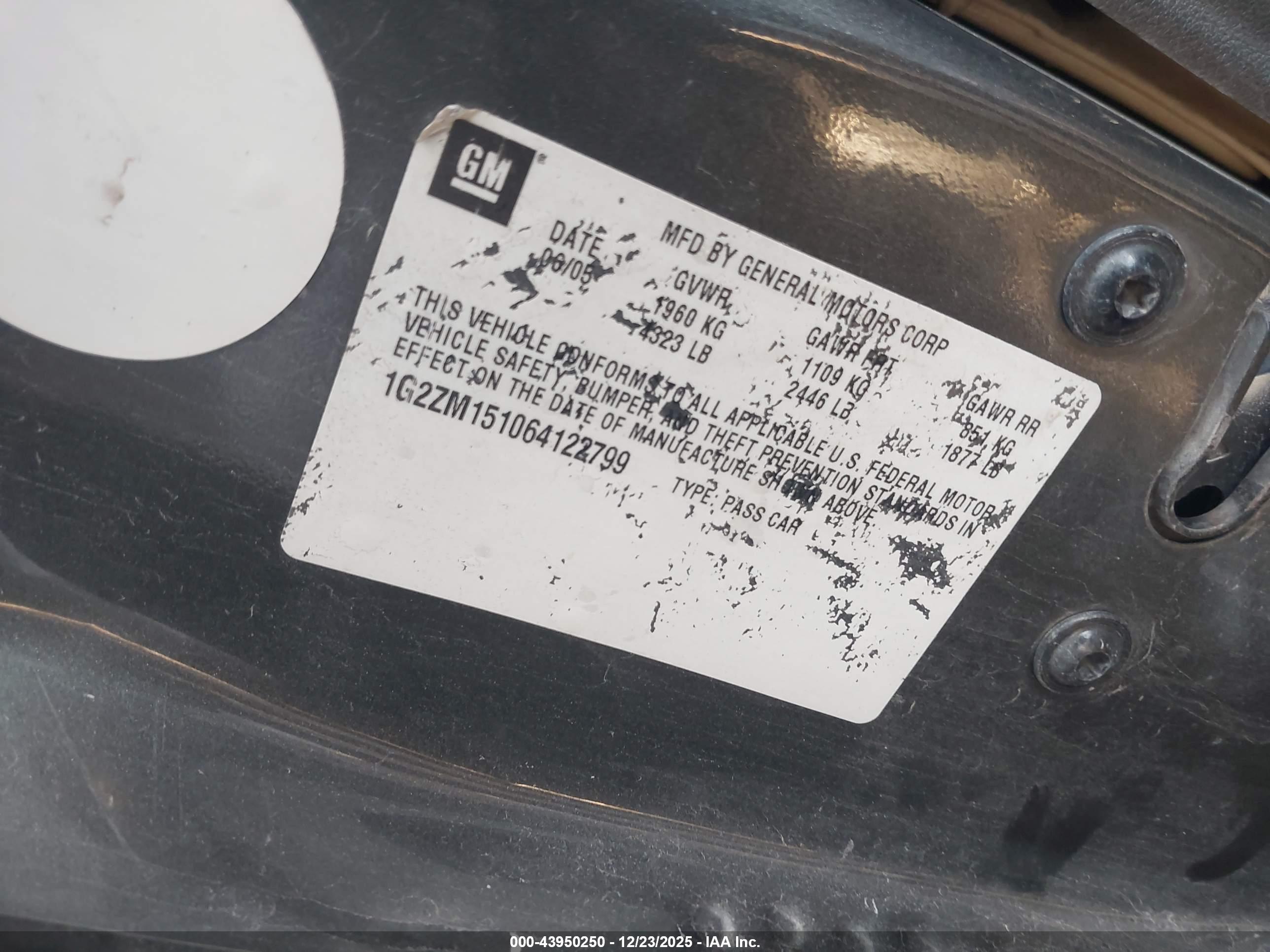 PONTIAC G6 image 9