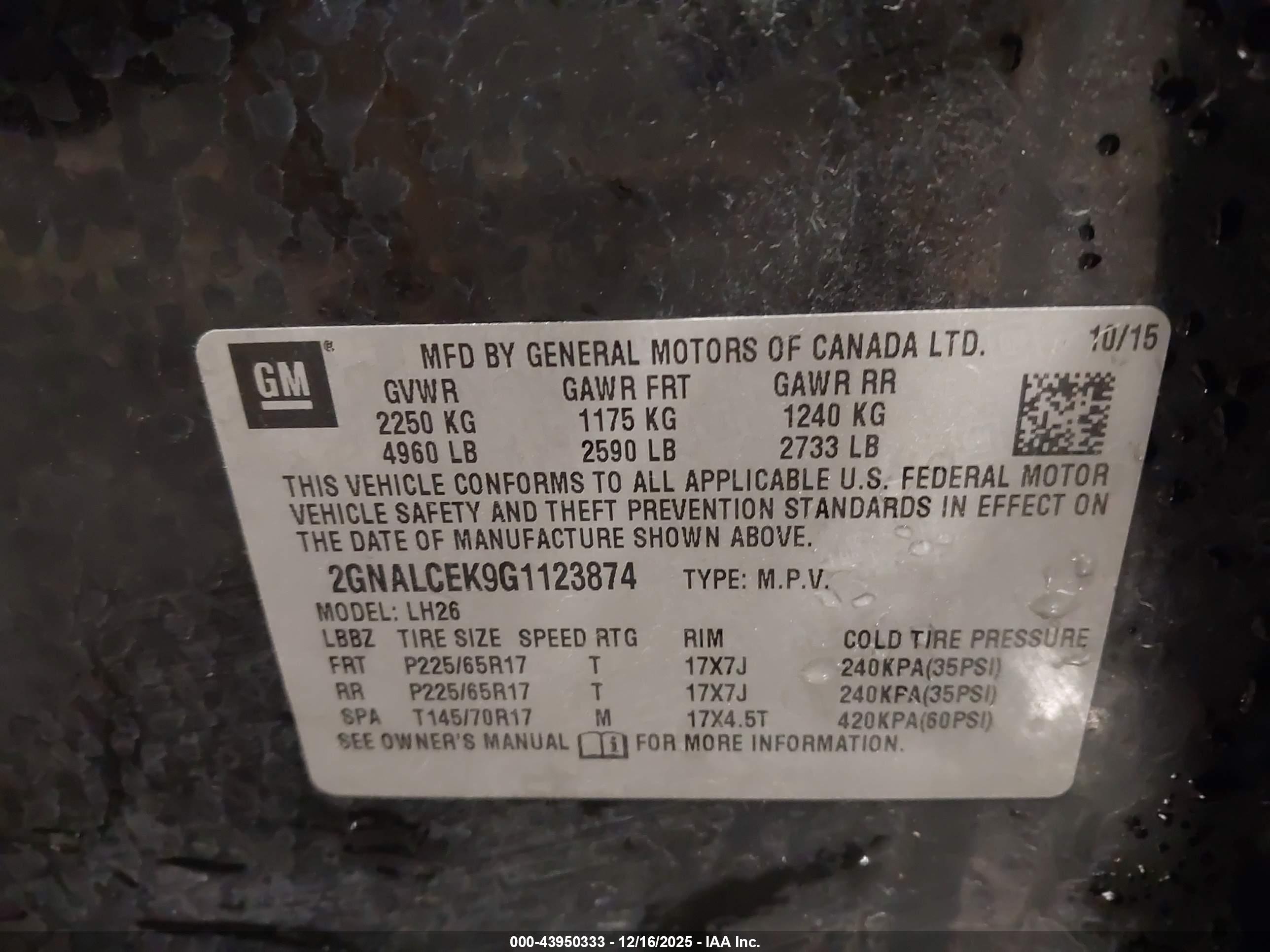 CHEVROLET EQUINOX image 9