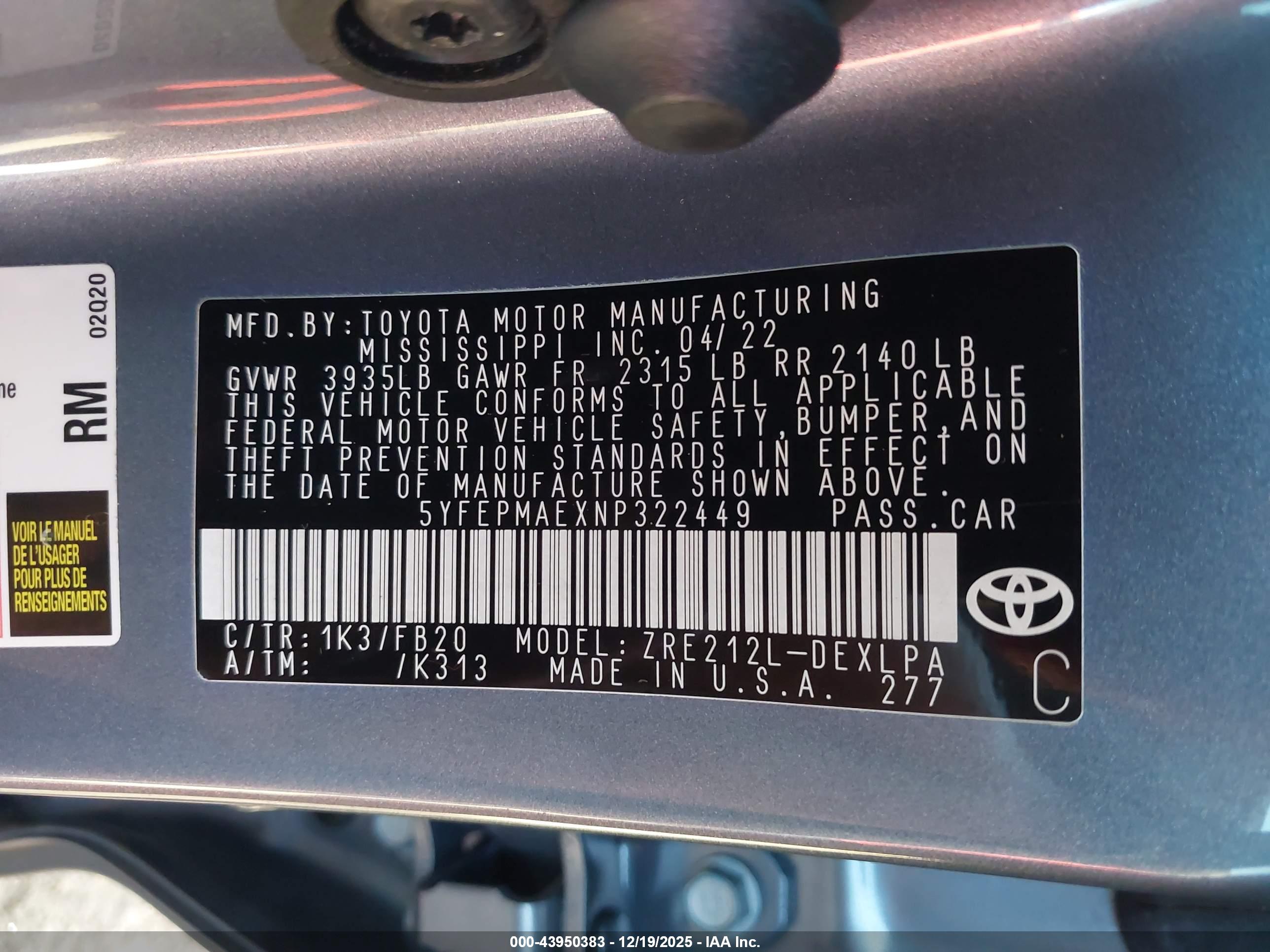 TOYOTA COROLLA image 9