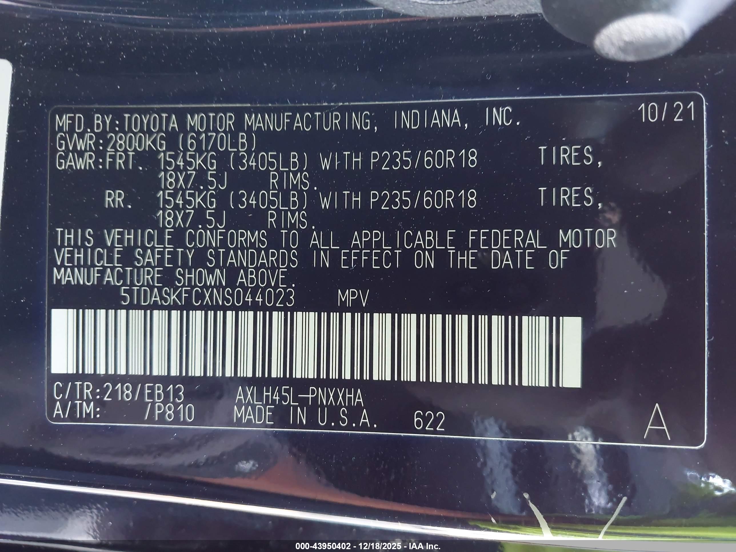 TOYOTA SIENNA image 9