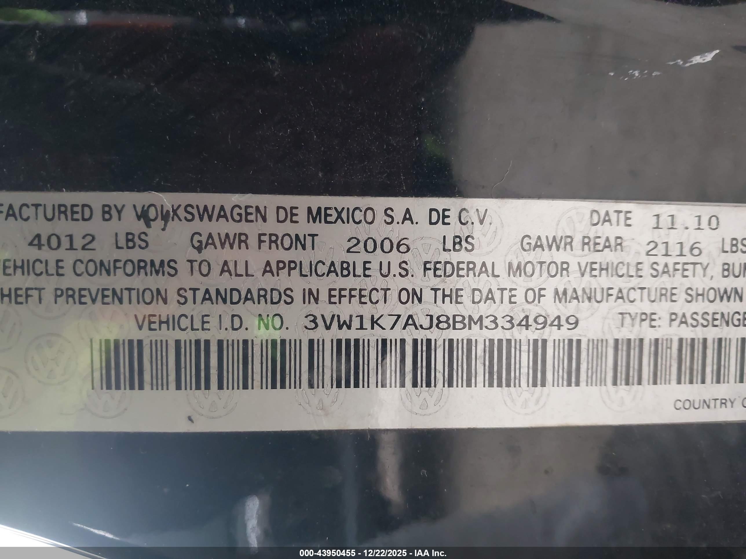 VOLKSWAGEN JETTA image 9
