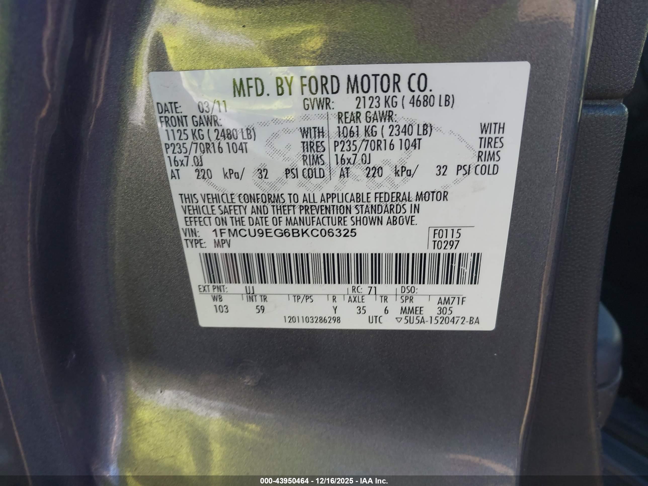 FORD ESCAPE image 9